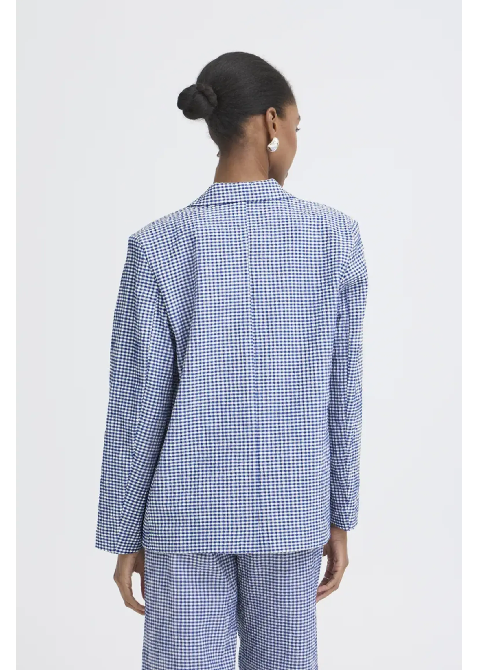 ICHI ICHI IHJilma Blazer - Blue/White