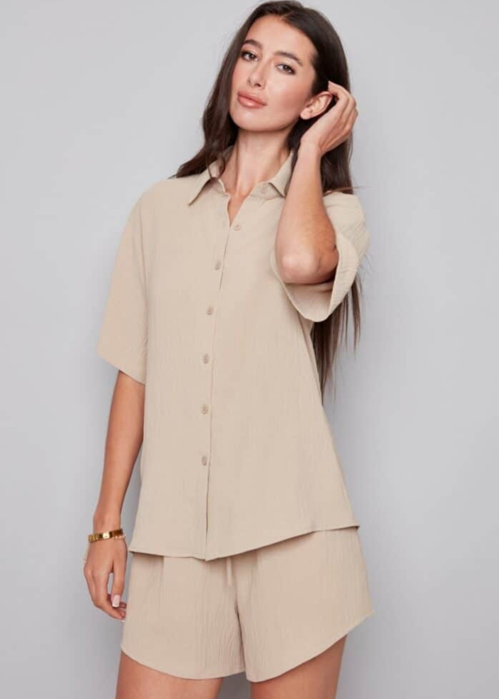 I love Tyler Madison Tyler Madison Chemise Presley - Cashew