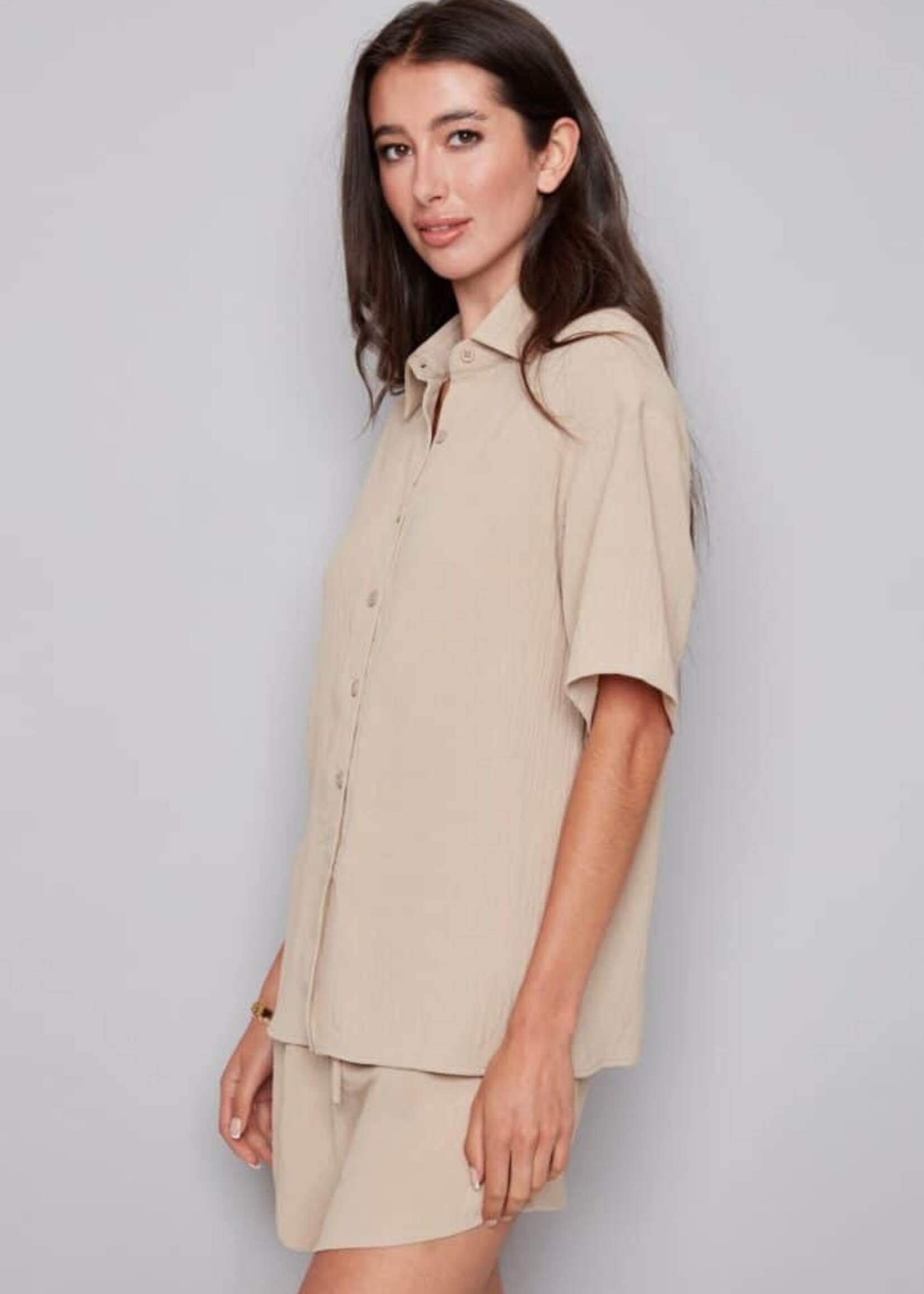 I love Tyler Madison Tyler Madison Presley Shirt - Cashew