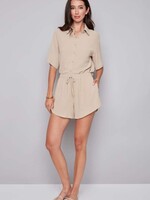 I love Tyler Madison Tyler Madison Nora Air Flow Short - Cashew