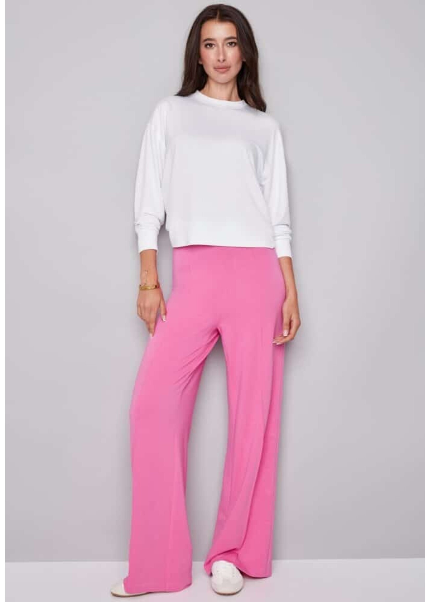 I love Tyler Madison Tyler Madison Alessia Crew Neck Top - White