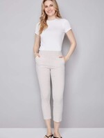 I love Tyler Madison Tyler Madison Pantalon À La Cheville Chloé - Beige Stripe