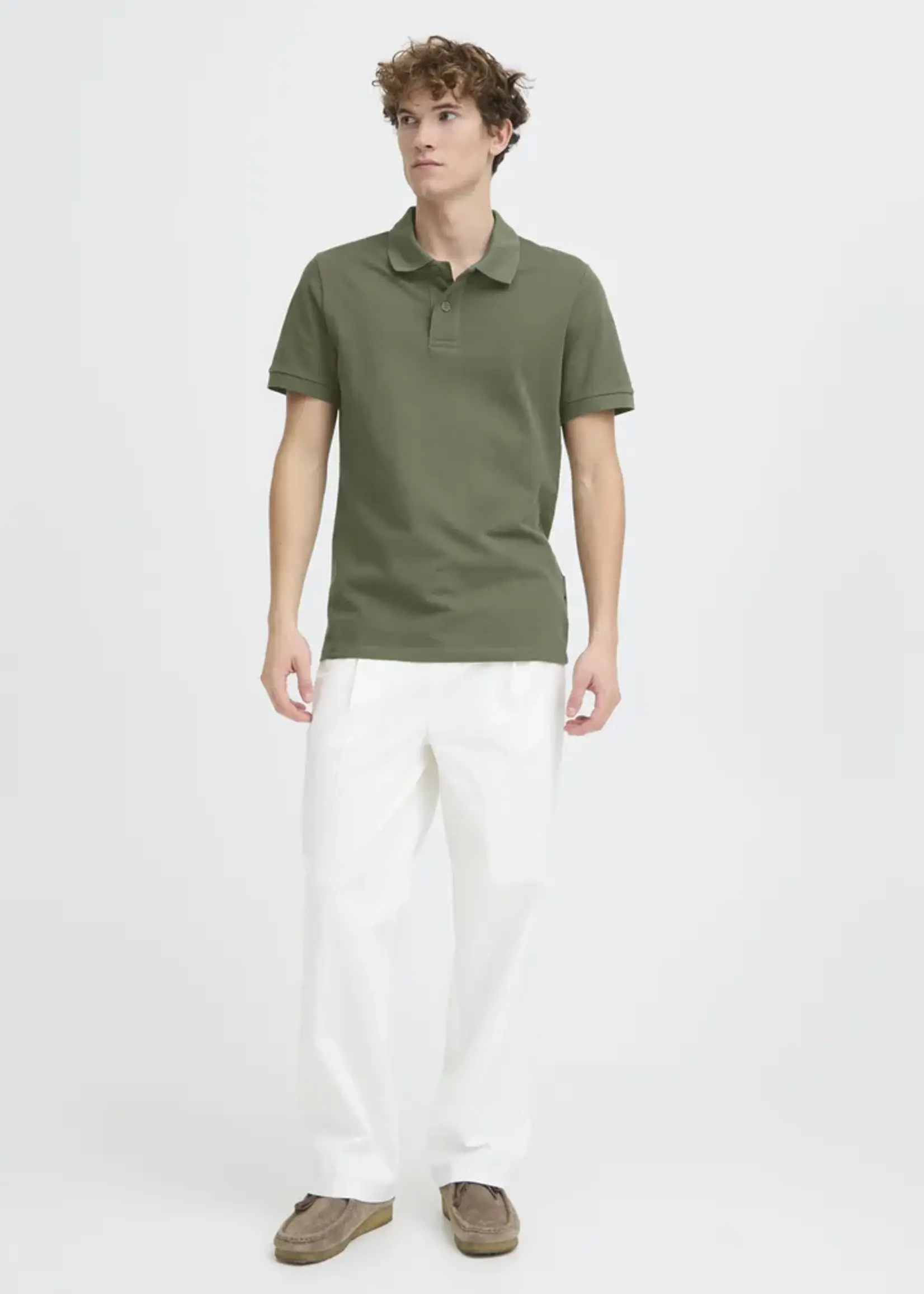 Casual Friday Casual Friday Solheim Polo Knit - Beetle