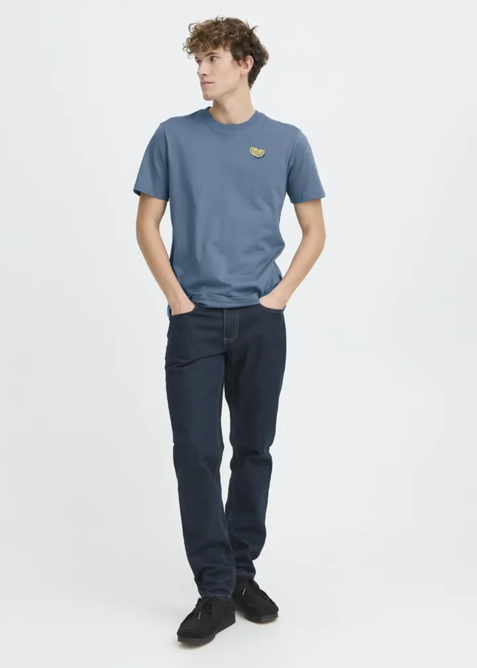 Casual Friday Casual Friday Sundin Embroidery Tee - Bering Sea