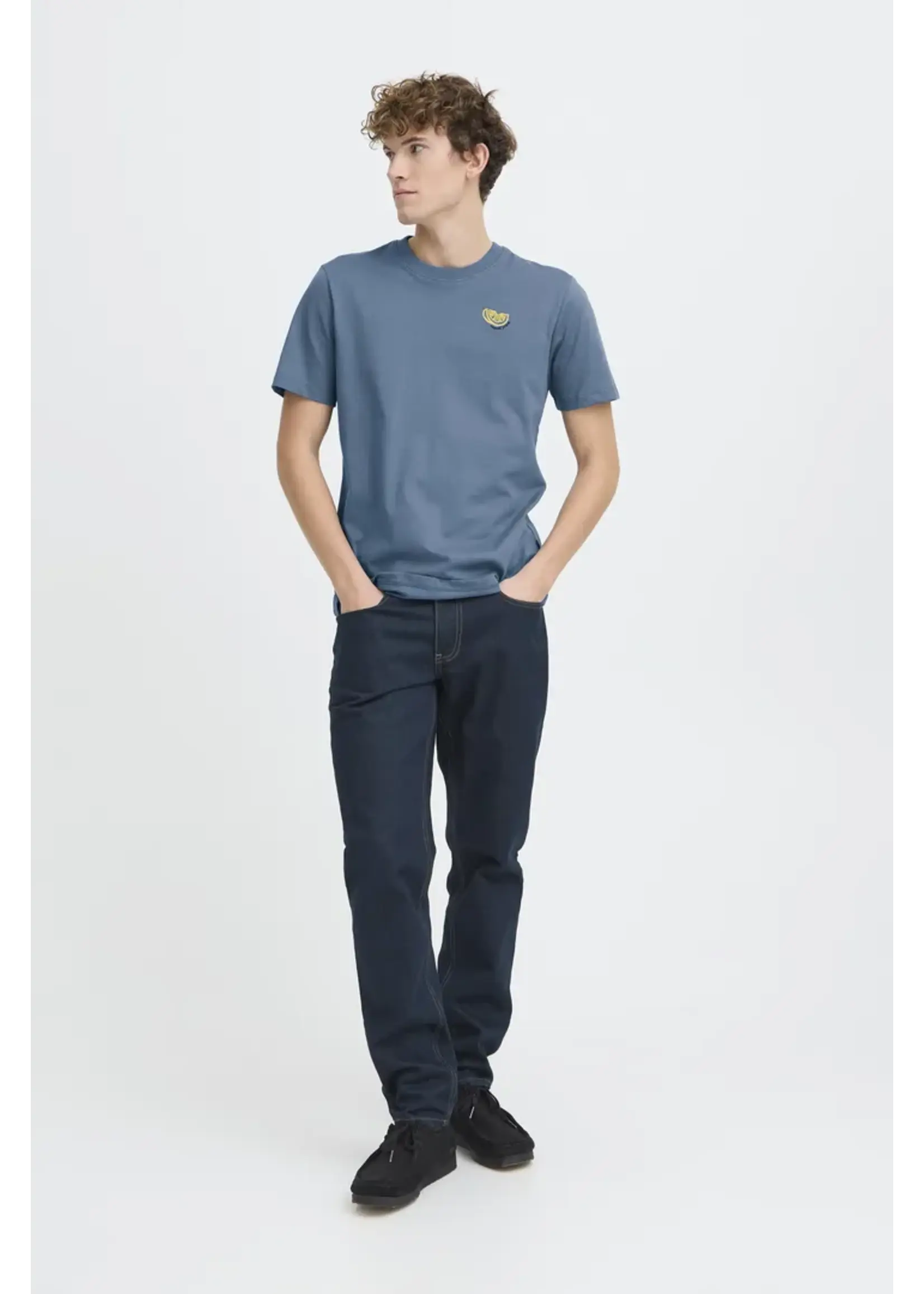 Casual Friday Casual Friday Sundin Embroidery Tee - Bering Sea