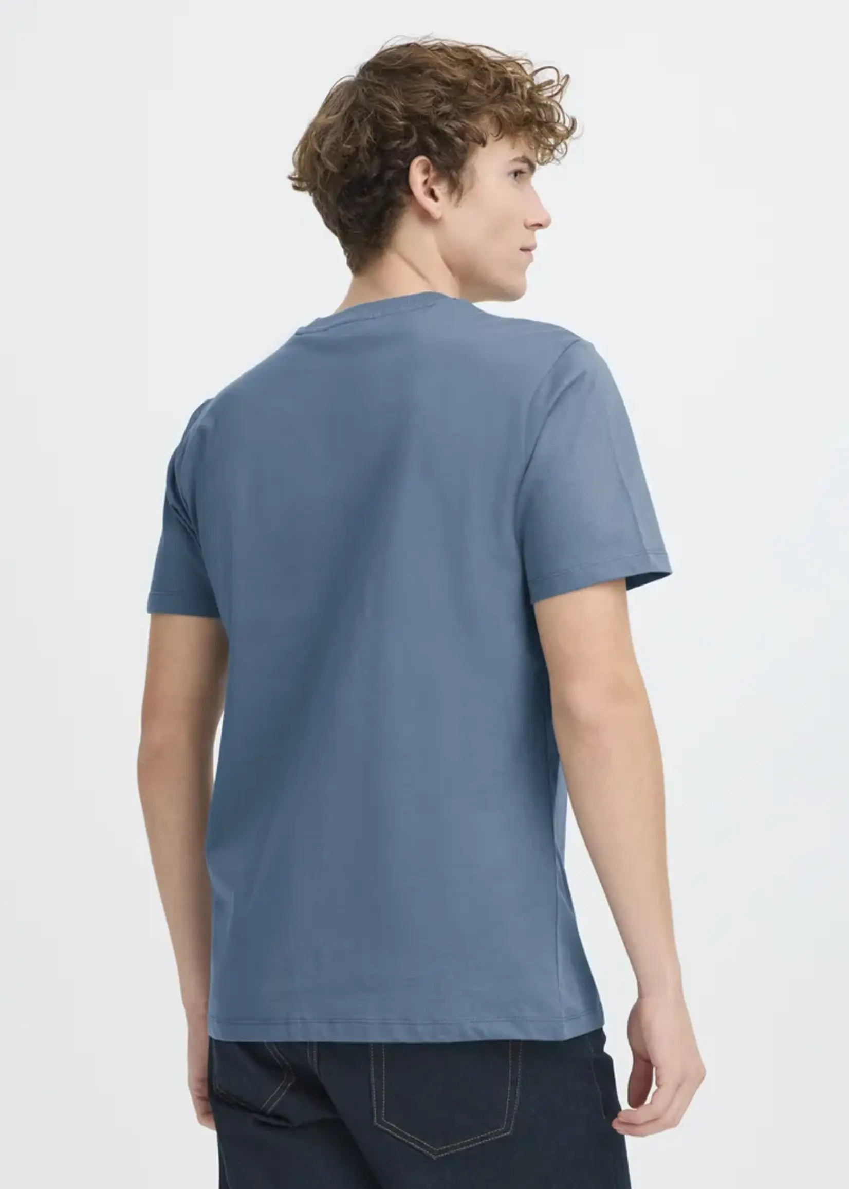 Casual Friday Casual Friday Sundin Embroidery Tee - Bering Sea