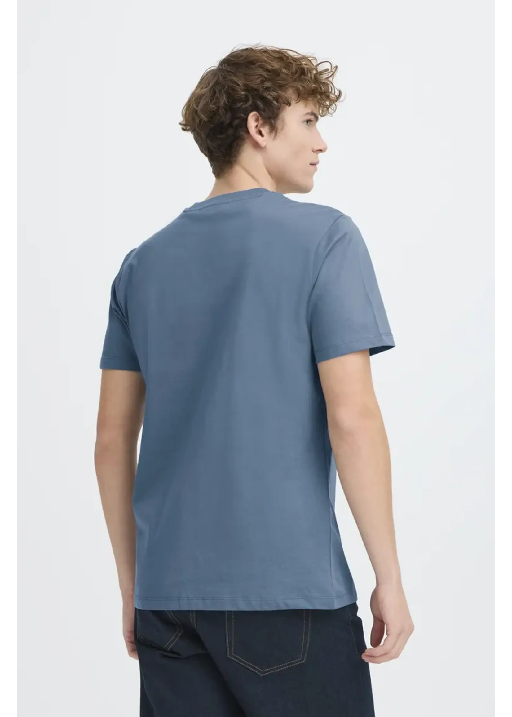 Casual Friday Casual Friday Sundin Embroidery Tee - Bering Sea