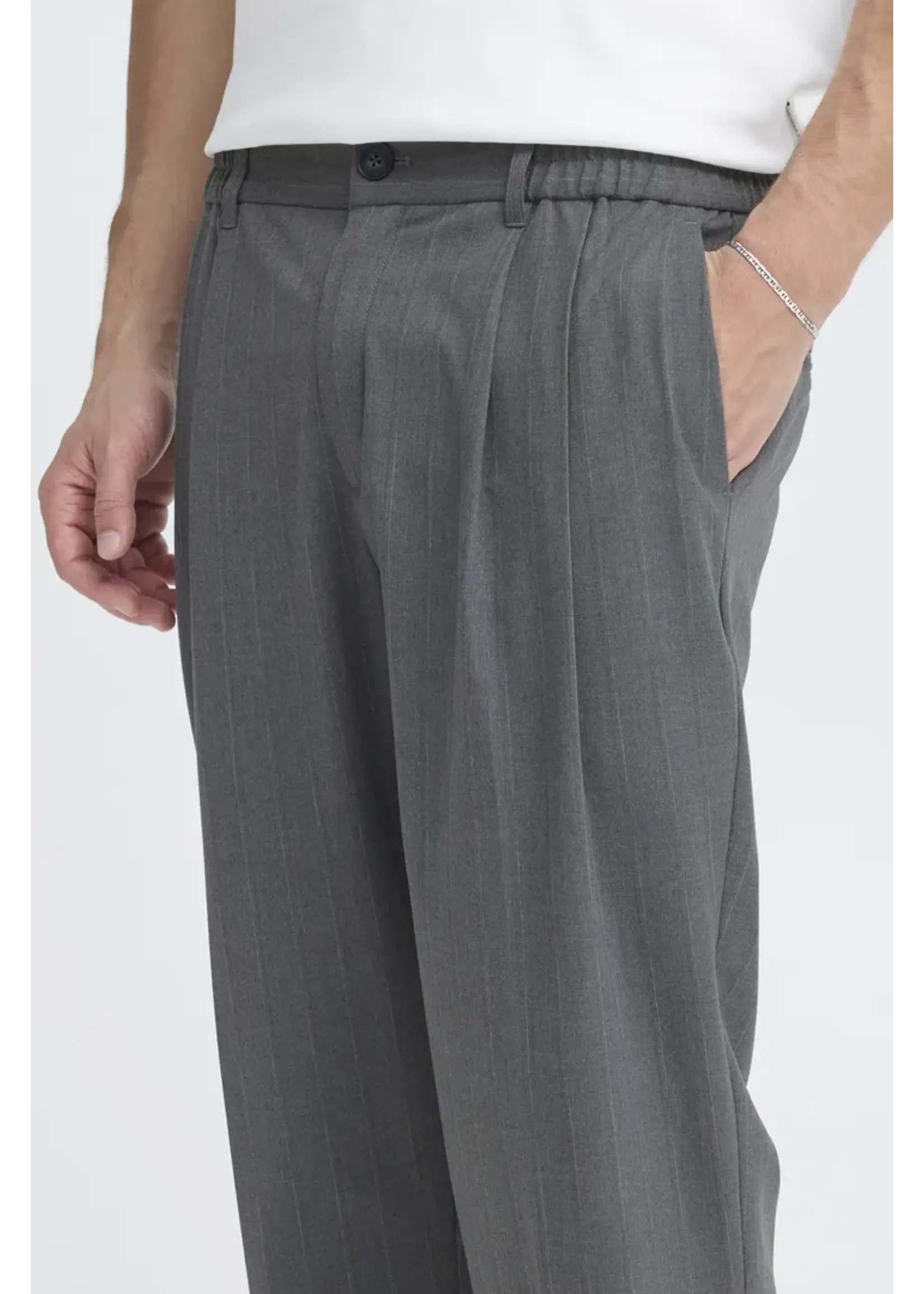 Casual Friday Casual Friday Marc Striped Pant - Charcoal
