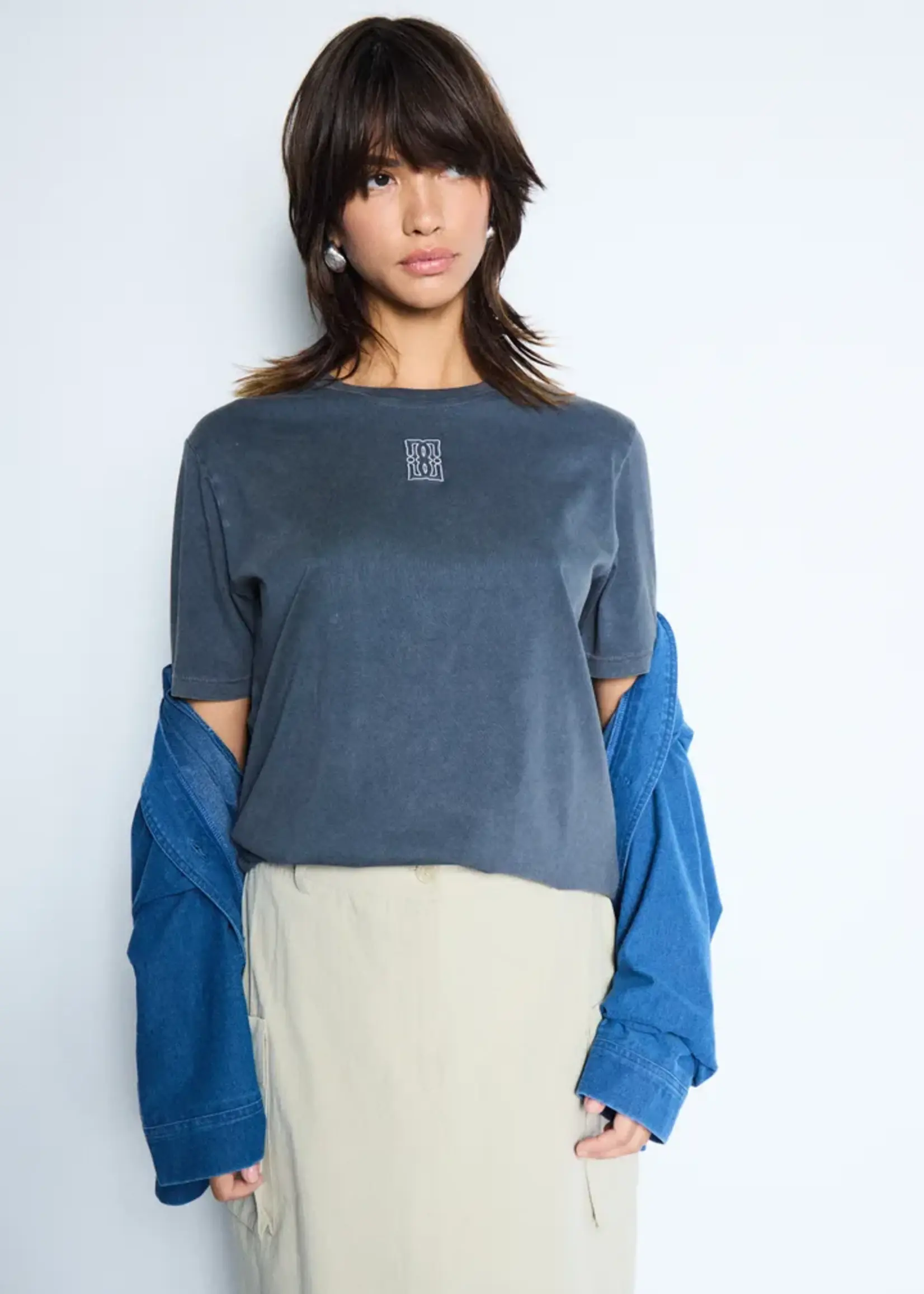 ICHI ICHI Chemise En Jean IHKate - Medium Blue