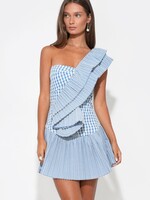 Adelyn Rae Adelyn Rae Ava One Shoulder Dress - Powder Blue
