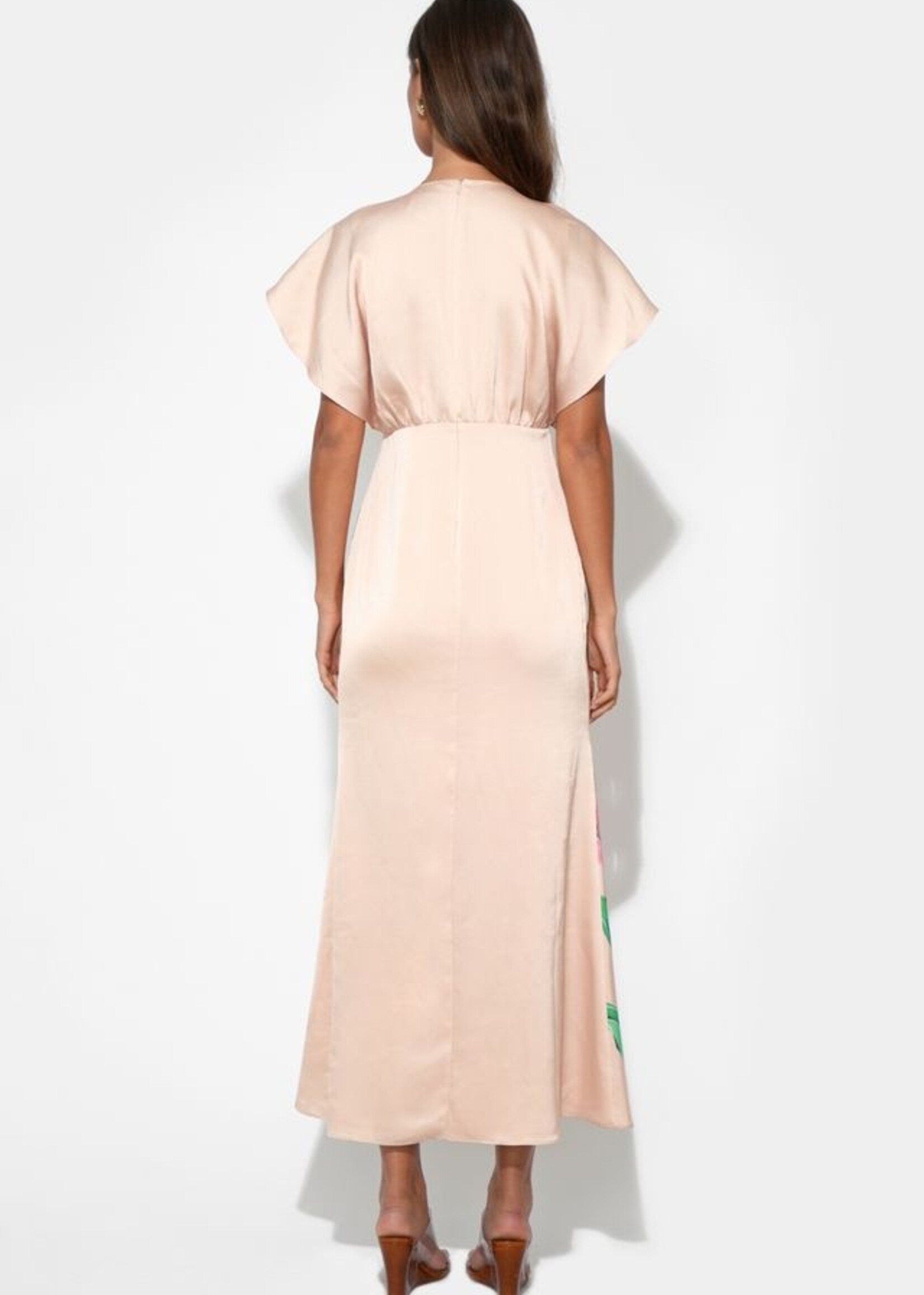 Adelyn Rae Adelyn Rae Robe Madelyn À Manches Papillon - Floral Print