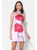 Adelyn Rae Adelyn Rae Robe Kinsley À Col Foulard - Lilac/Red