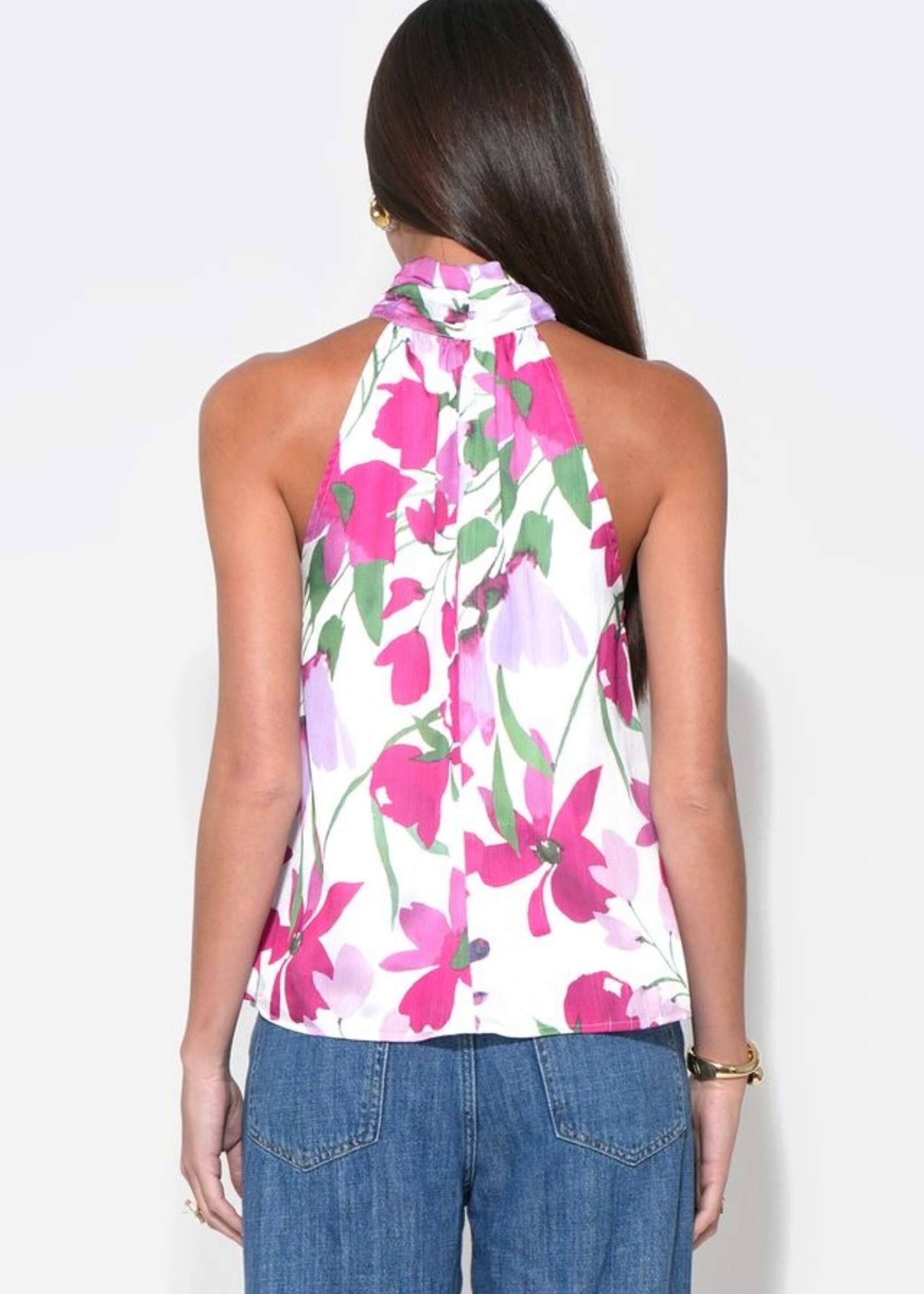 Adelyn Rae Adelyn Rae Haut Dos Nu Ashley - White/Lavender