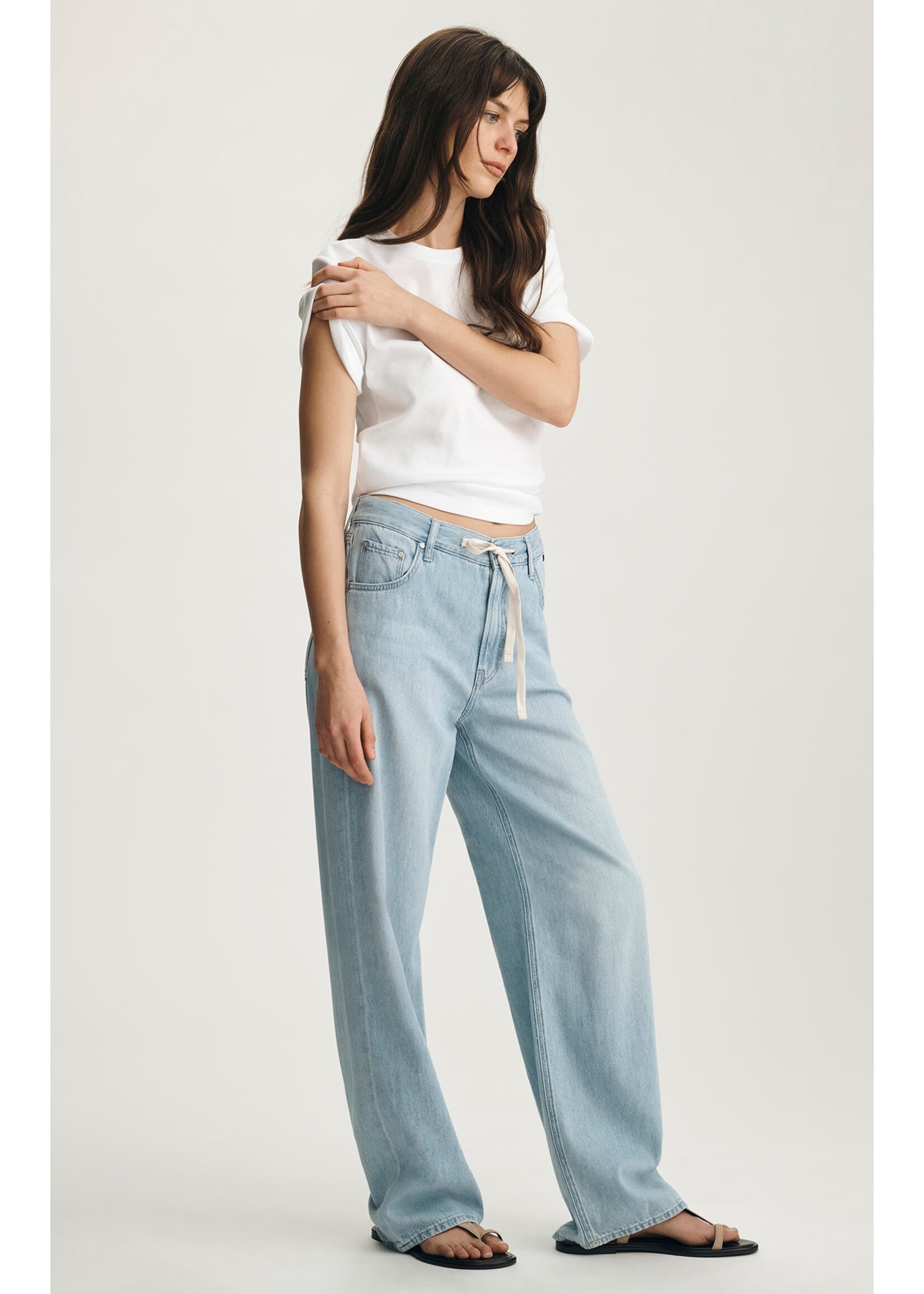 Mavi Mavi Nella Wide Leg Jeans - Well Blue