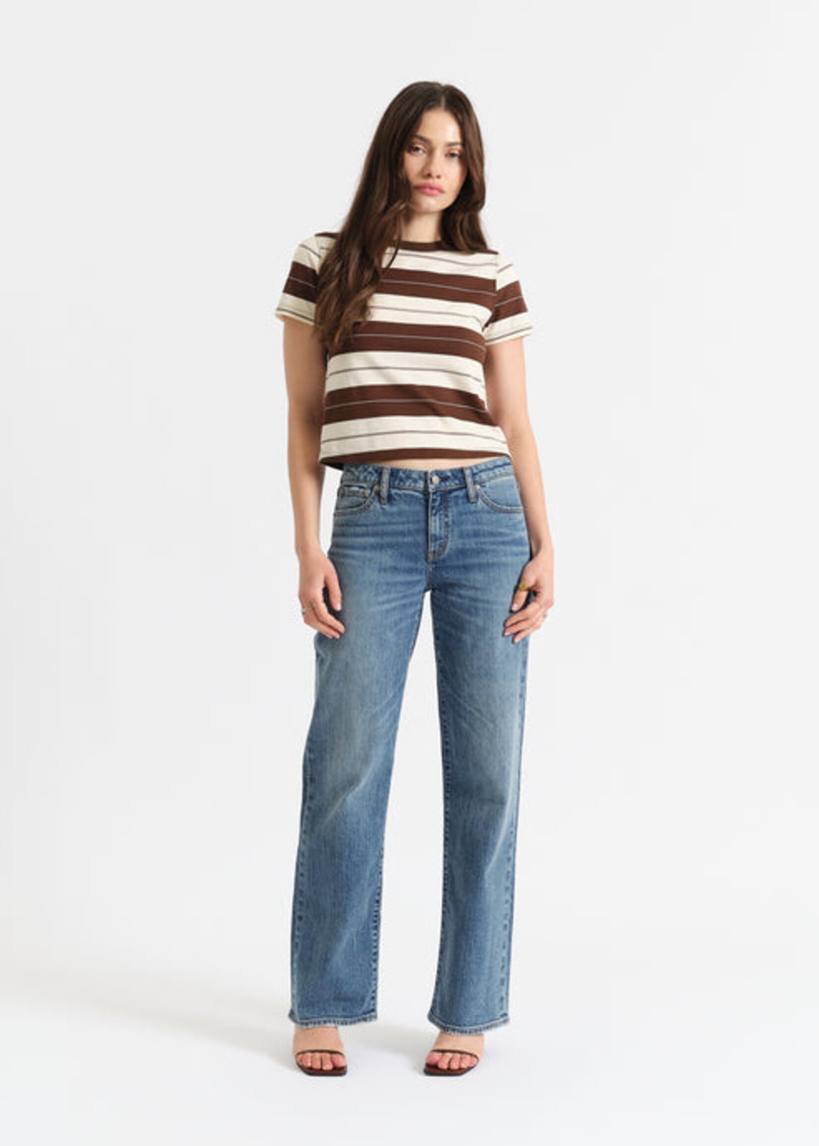 Daze Daze Keeper Low Rise Straight - Heart Beat Vintage