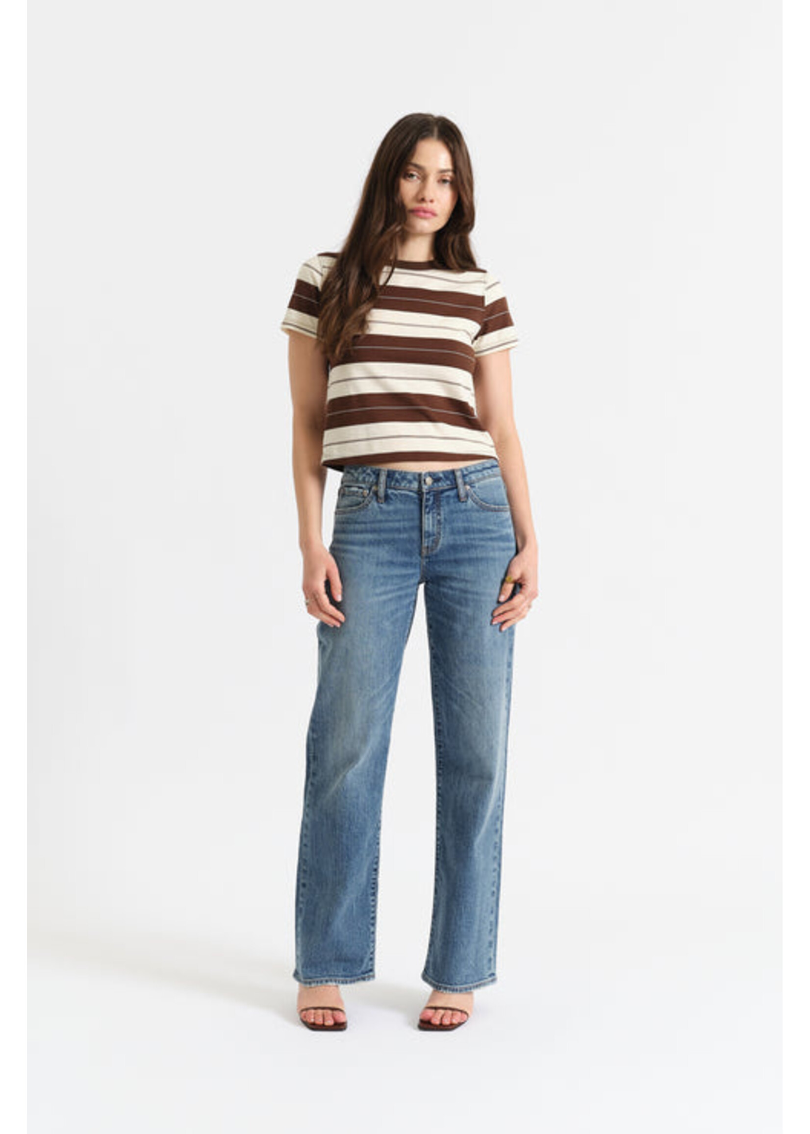 Daze Daze Keeper Low Rise Straight - Heart Beat Vintage