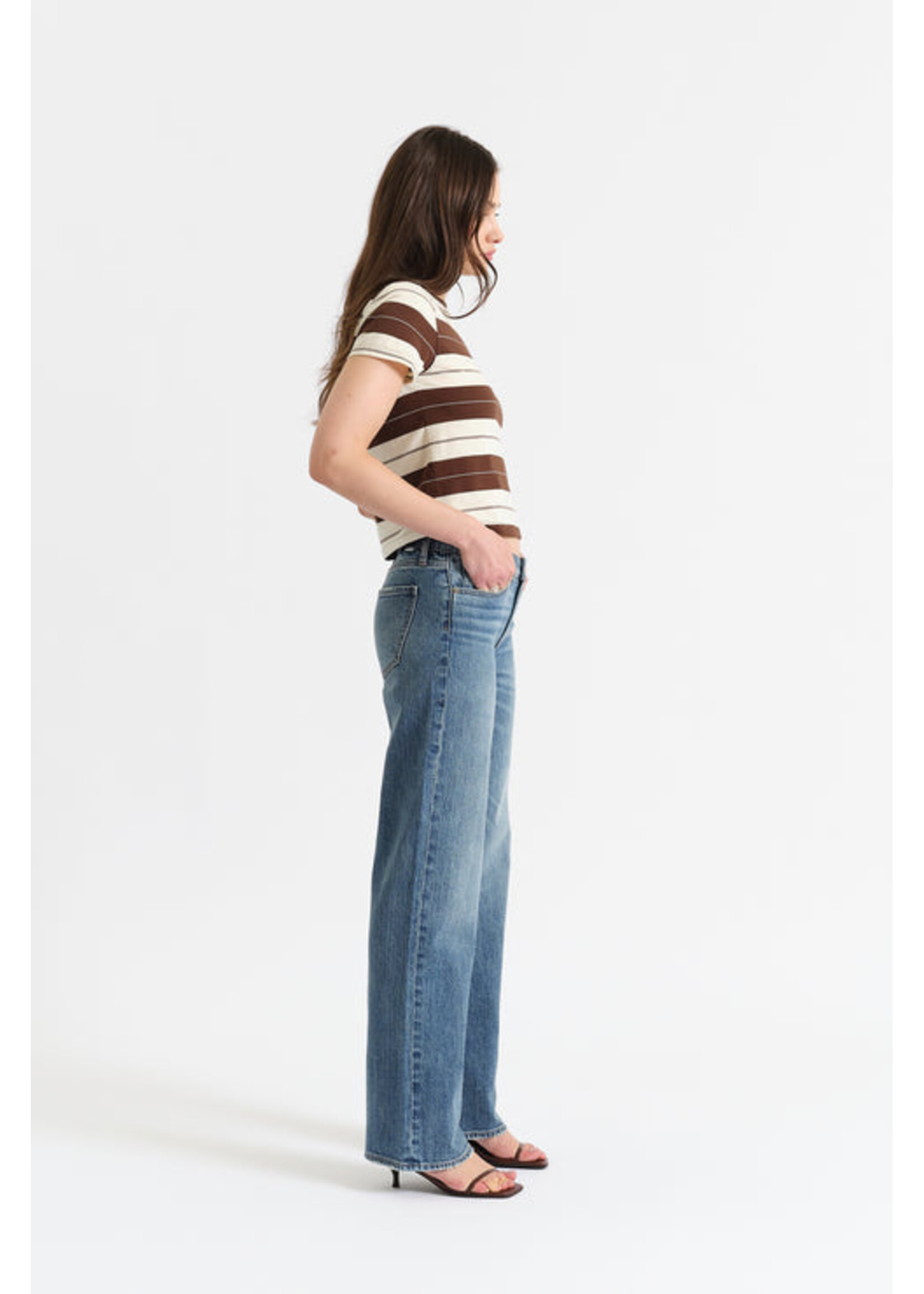 Daze Daze Keeper Low Rise Straight - Heart Beat Vintage