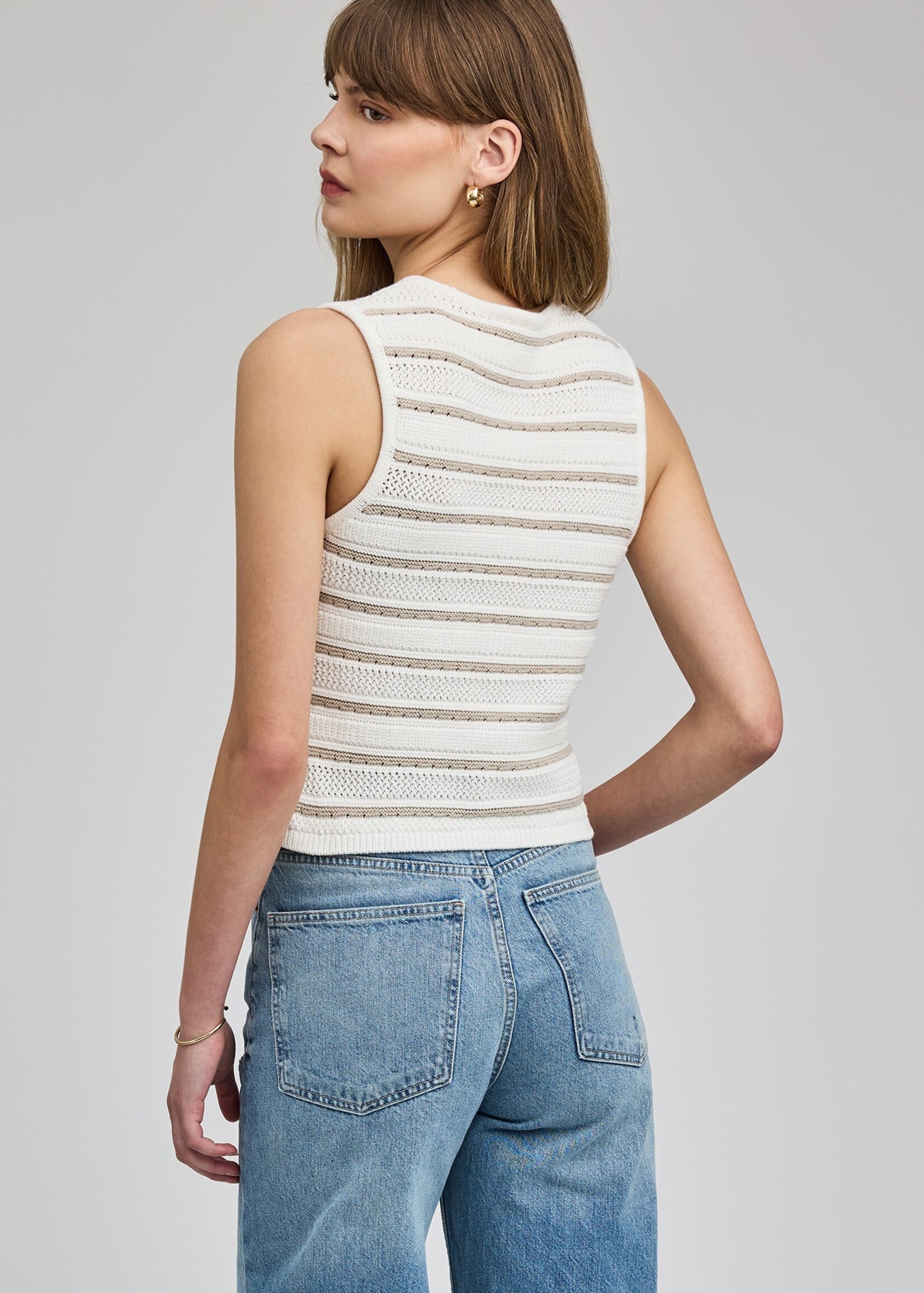 Gentle Fawn Mariana Knit Vest - Beechwood Stripe