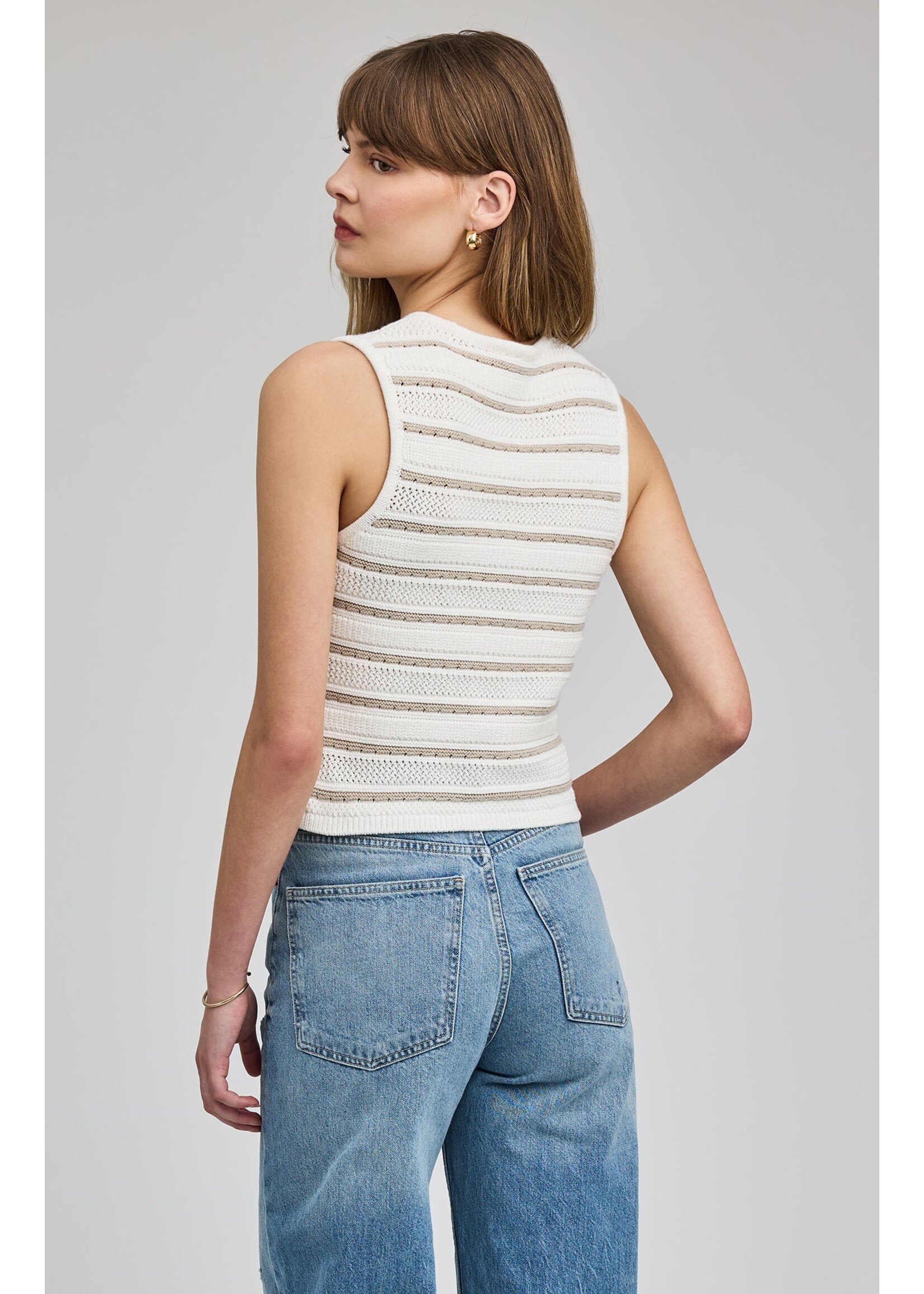 Gentle Fawn Mariana Knit Vest - Beechwood Stripe