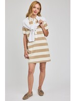 Gentle Fawn Robe Colbie - Khaki Stripe