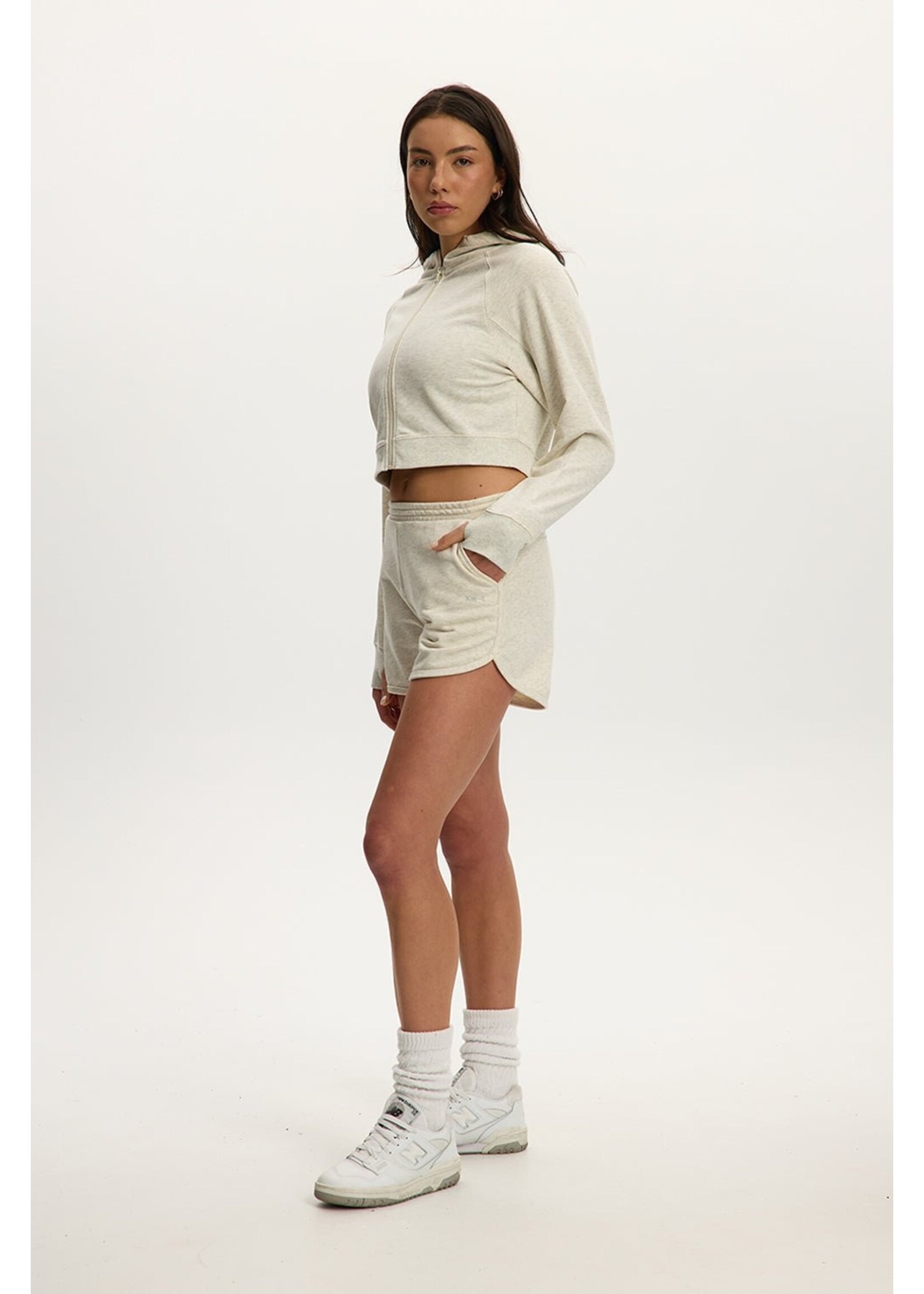 Kuwalla Kuwalla Sweat À Capuche Zippé Nora - Light Heather Grey