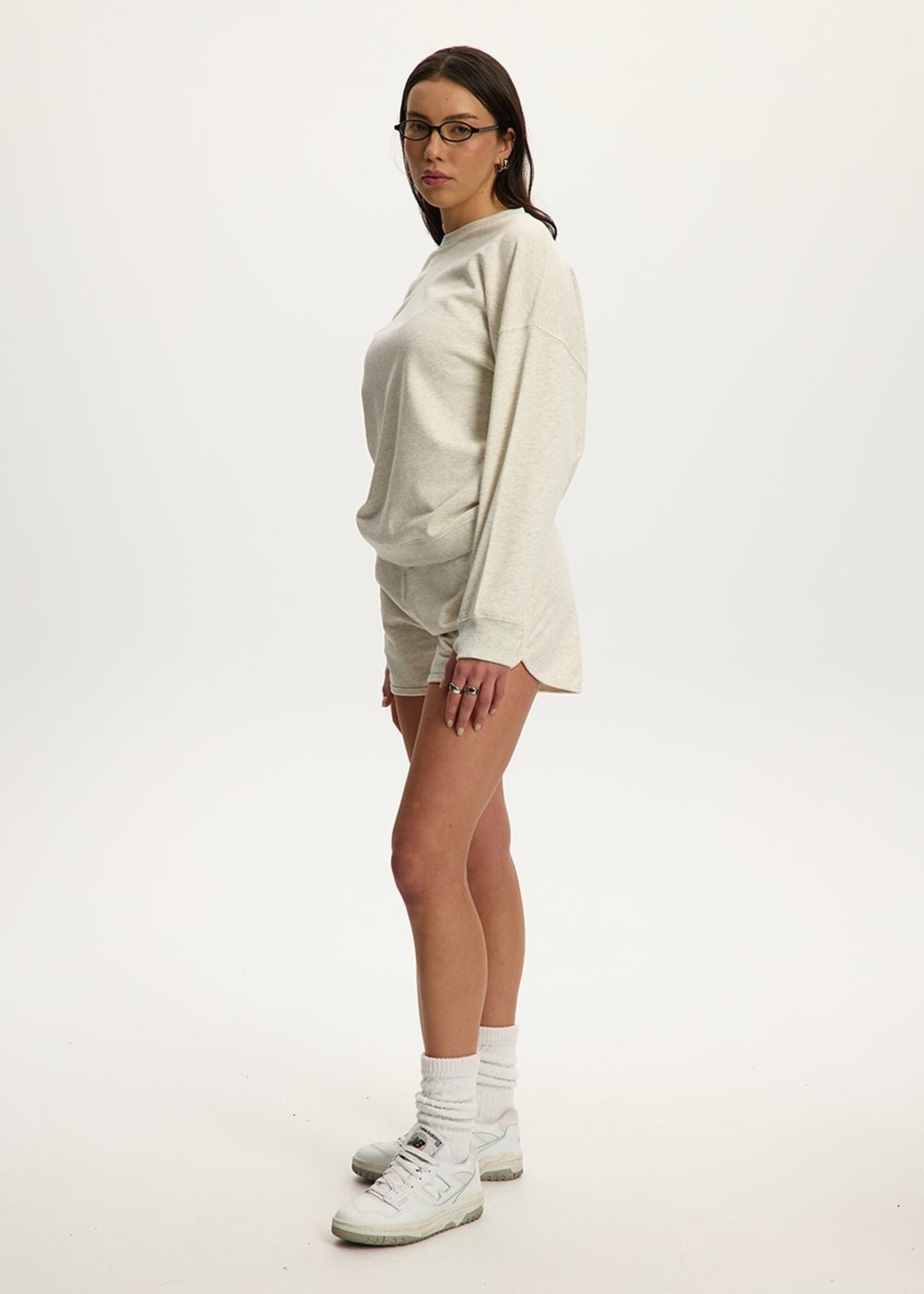 Kuwalla Kuwalla Short Aubrie Hot - Light Heather Grey