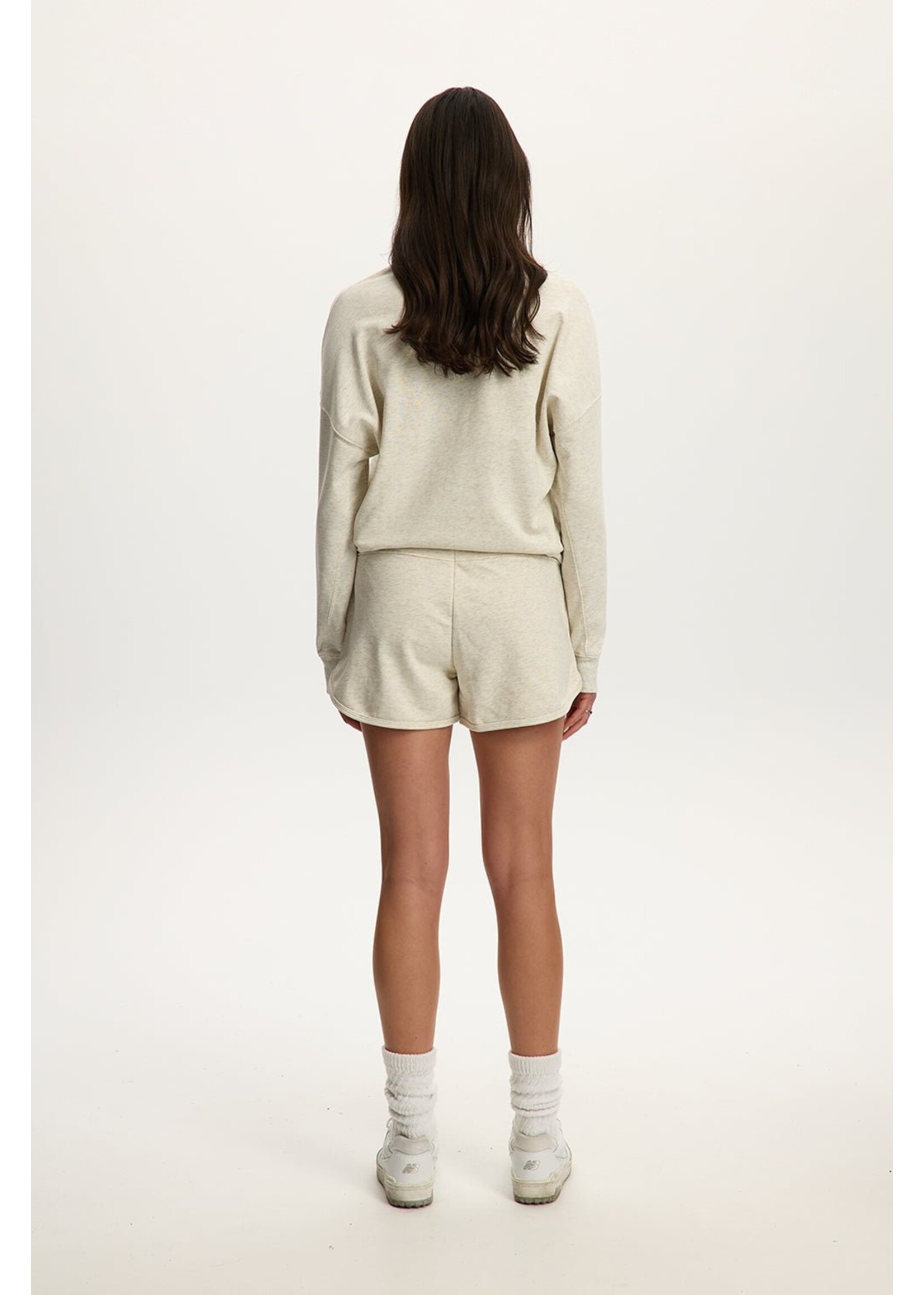 Kuwalla Kuwalla Aubrie Hot Shorts - Light Heather Grey