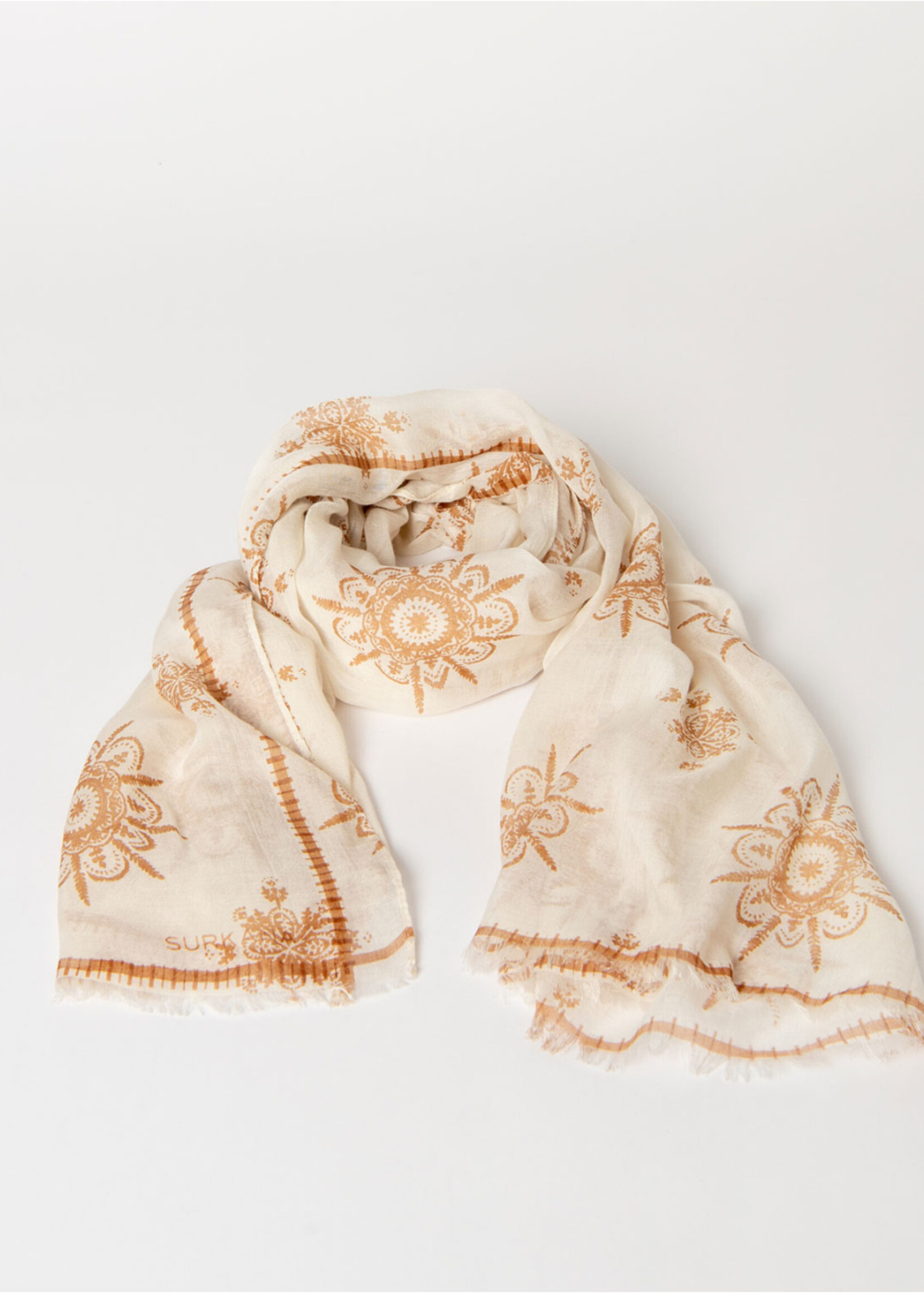 Surkana Surkana Écharpe Rectangulaire Imprimée - Off White