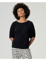 Surkana Surkana T-Shirt À Manches Bouffantes - Noir