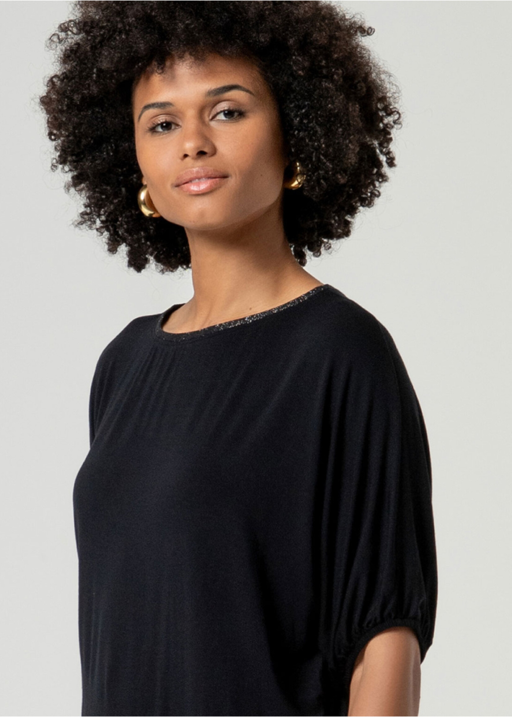 Surkana Surkana Puff Sleeve Tee - Black