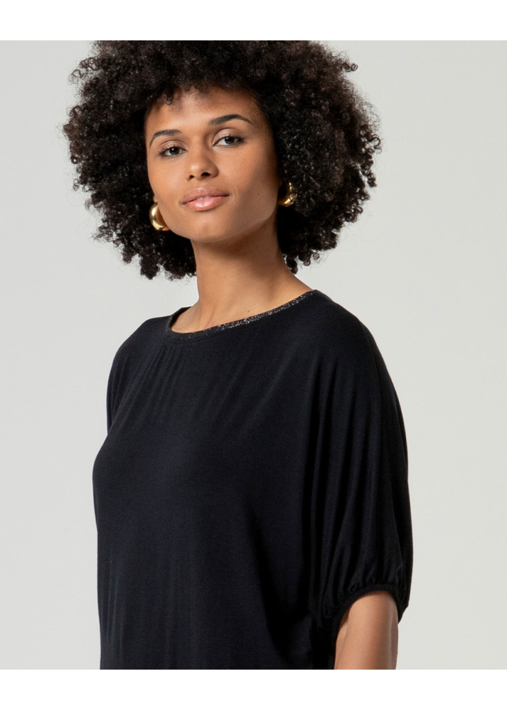 Surkana Surkana Puff Sleeve Tee - Black