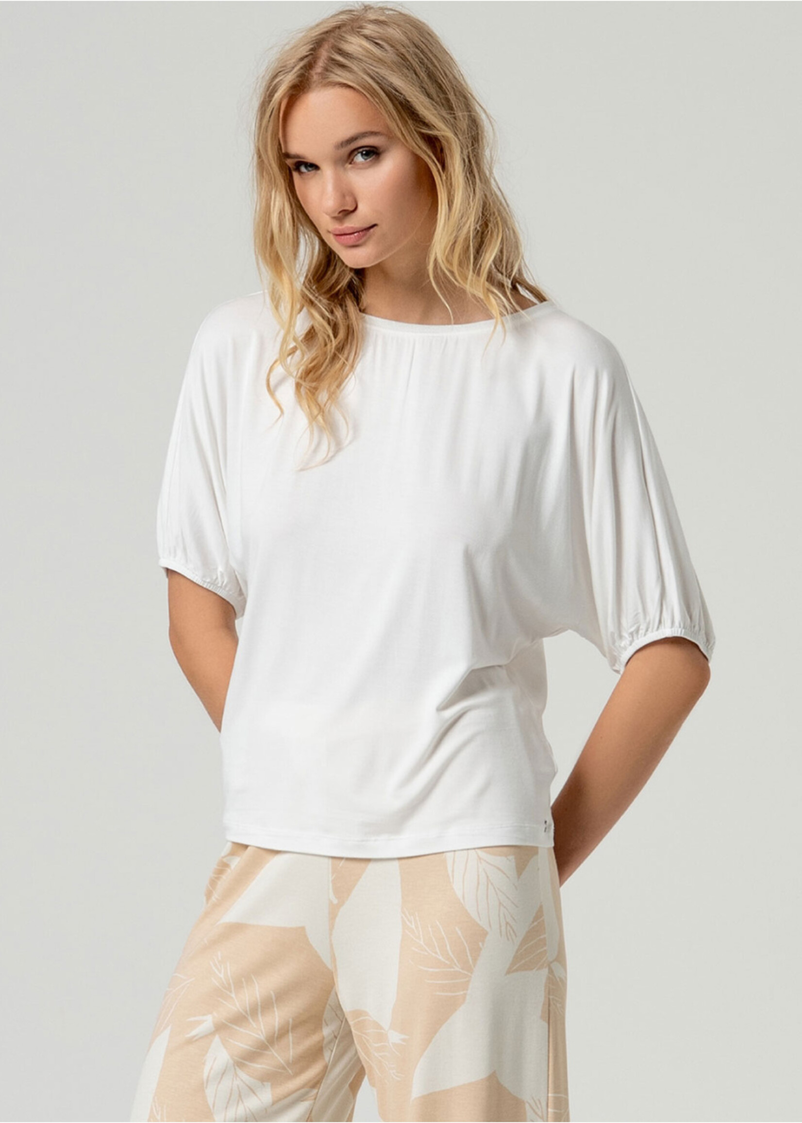 Surkana Surkana T-Shirt À Manches Bouffantes - Blanc