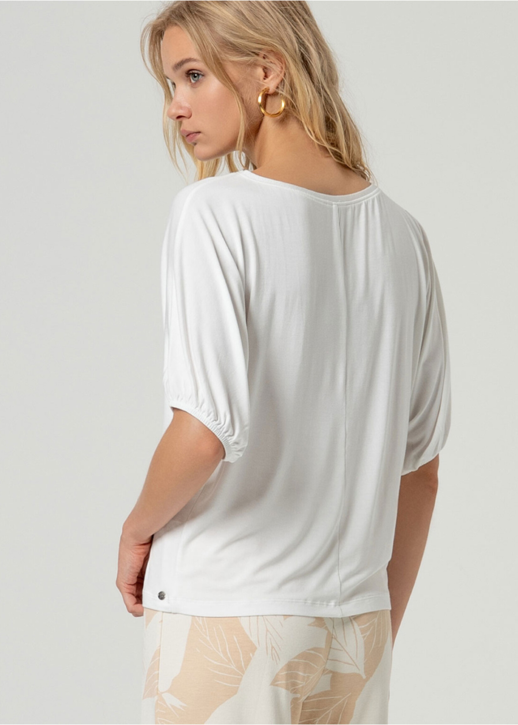 Surkana Surkana Puff Sleeve Tee - White