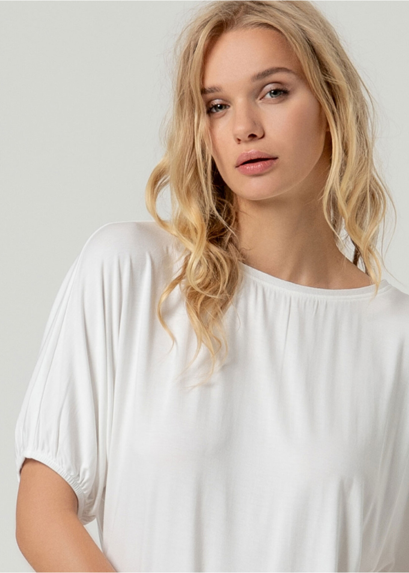 Surkana Surkana Puff Sleeve Tee - White