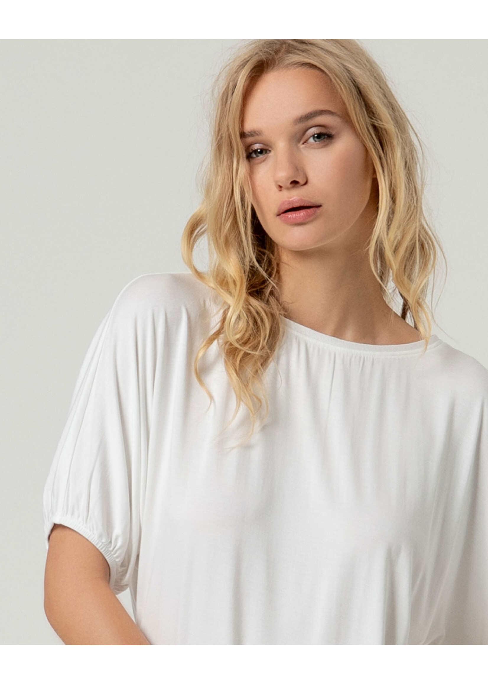 Surkana Surkana Puff Sleeve Tee - White