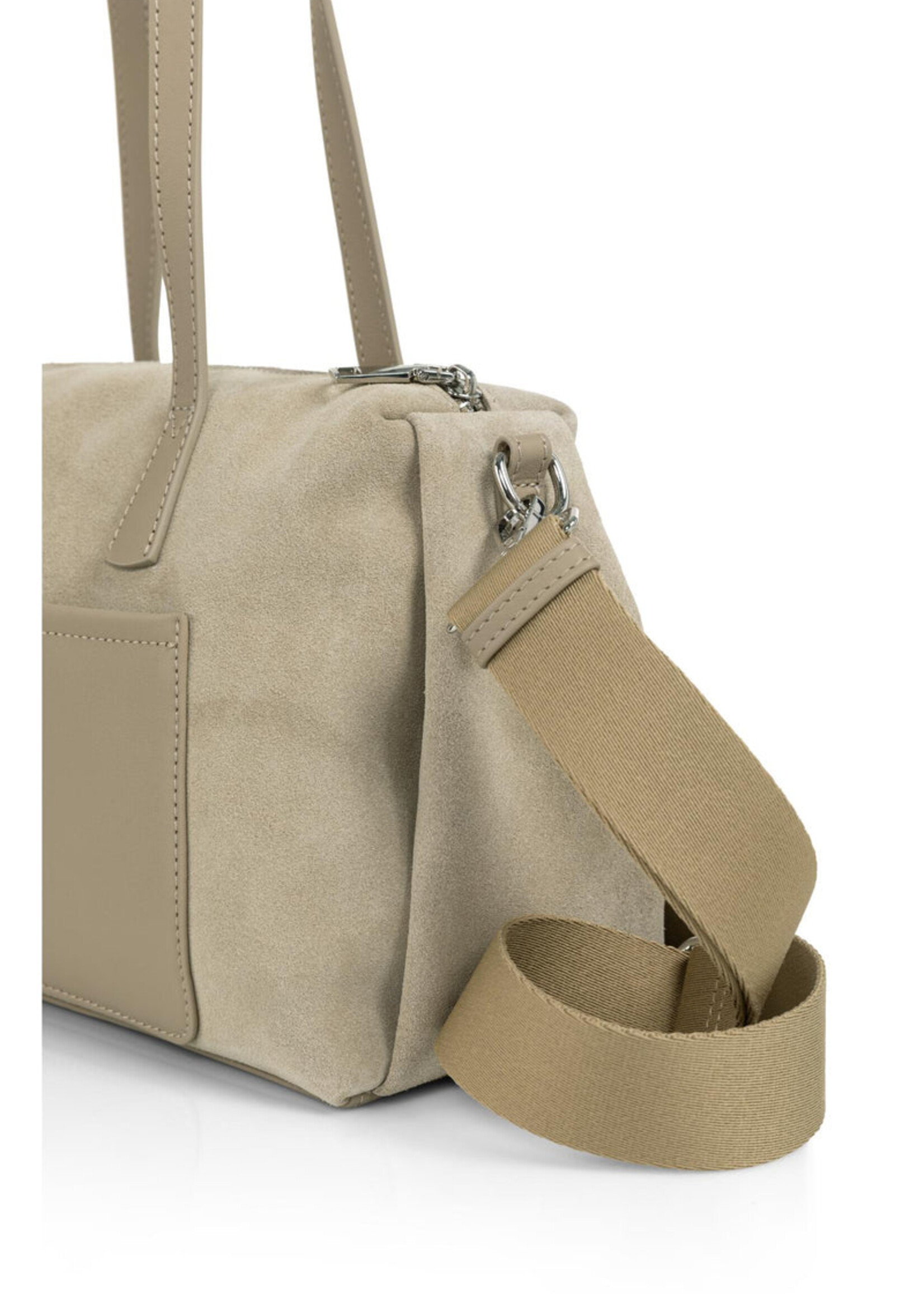 Yaya Women YAYA Sac Utilitaire En Daim - Sandstone
