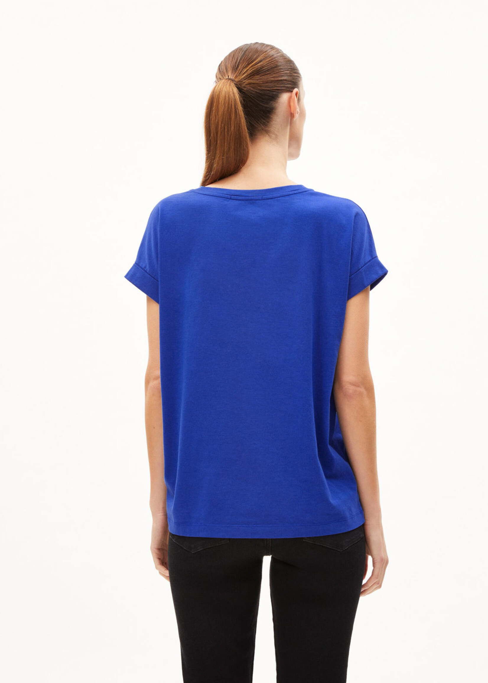 Armedangels Armedangels Idaara T-Shirt - Dynamo Blue