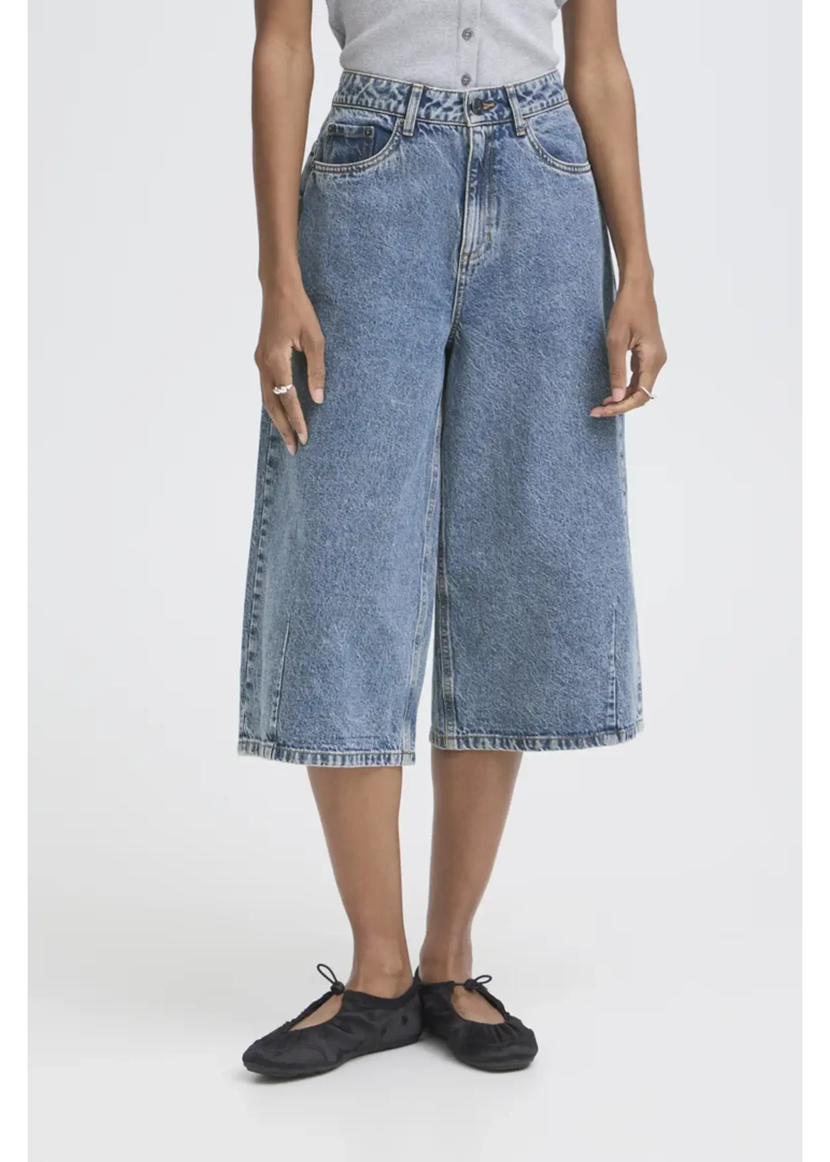 ICHI ICHI Short Long IHAveny - Medium Blue