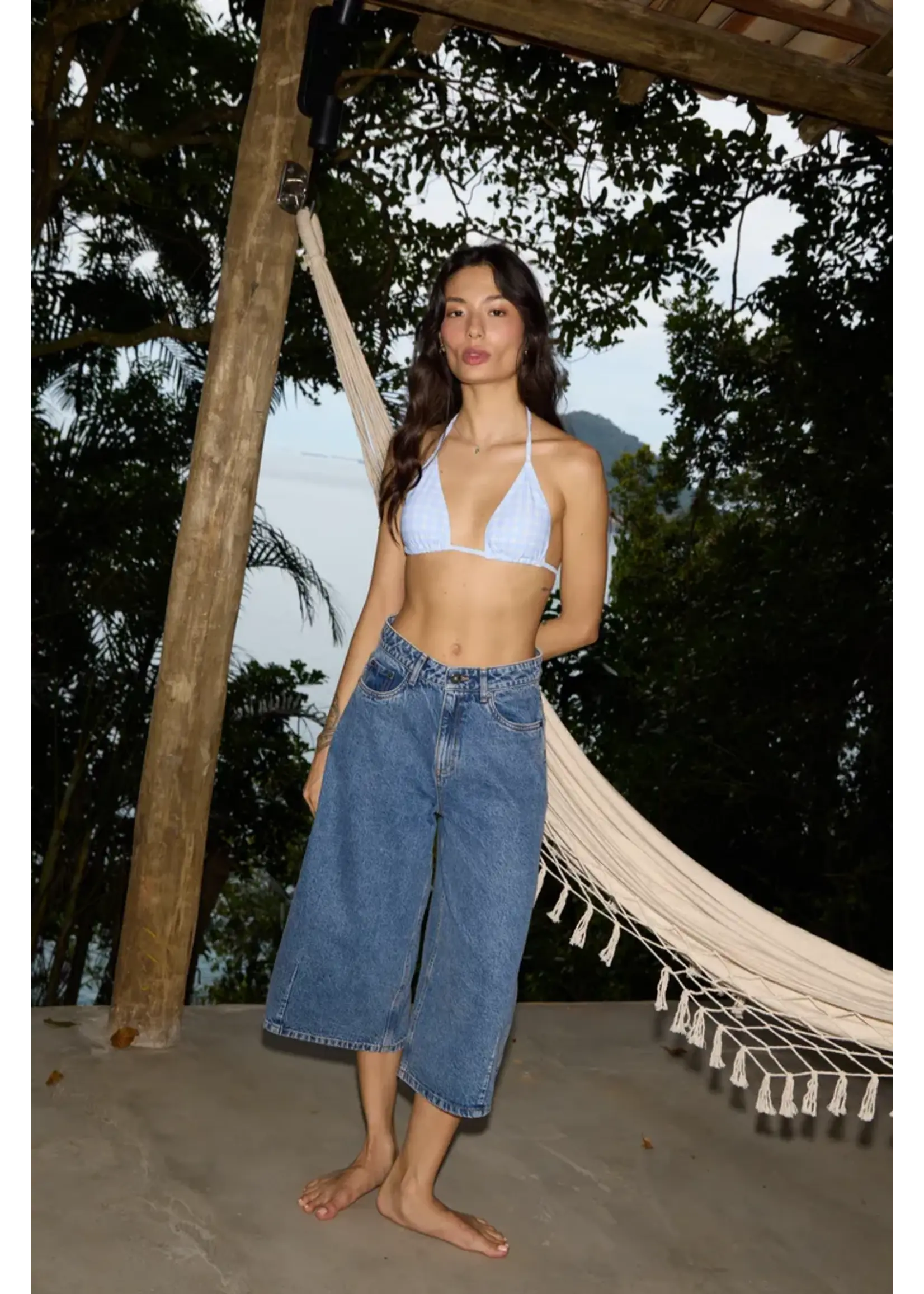 ICHI ICHI Short Long IHAveny - Medium Blue