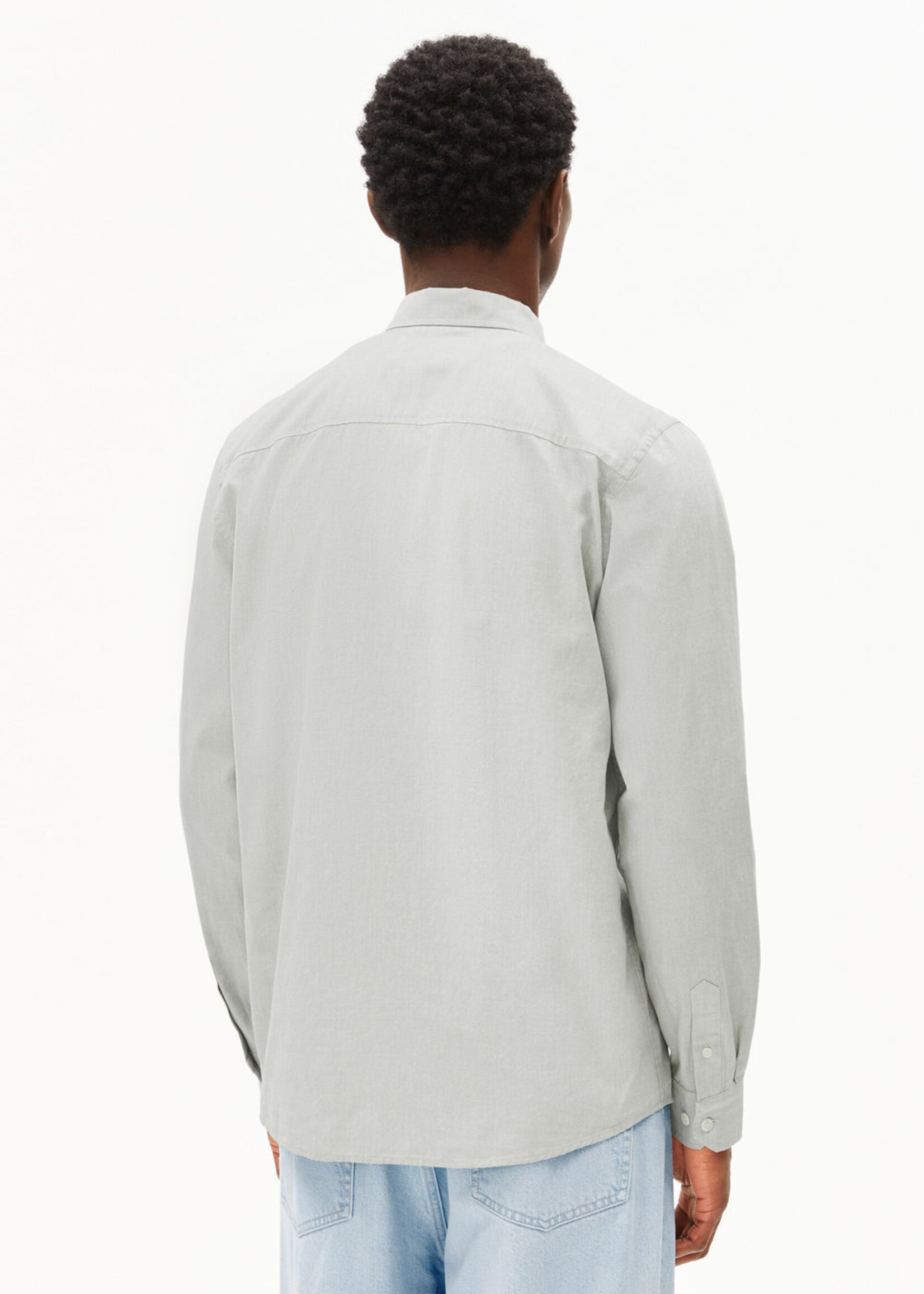 Armedangels Armedangels Quaasa LS Shirt - Fatigue Green