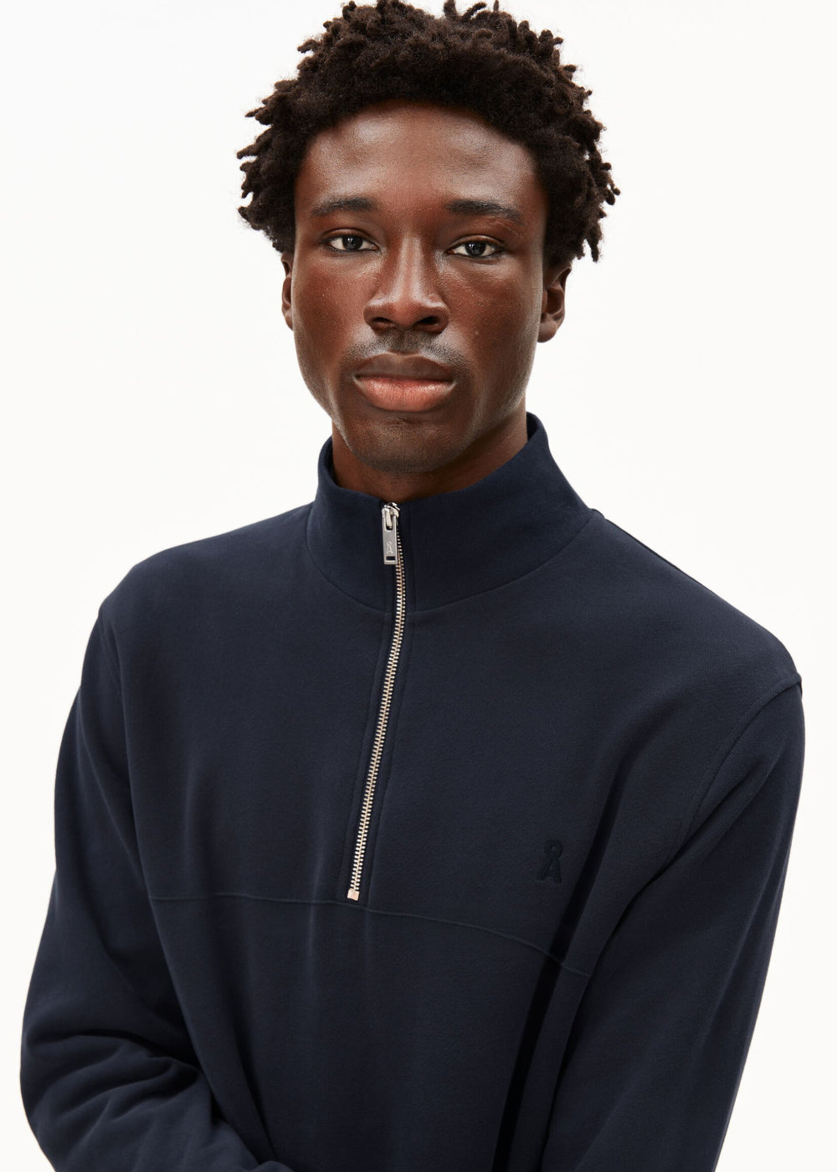 Armedangels Armedangels Waarlo Fleece Sweatshirt - Night Sky