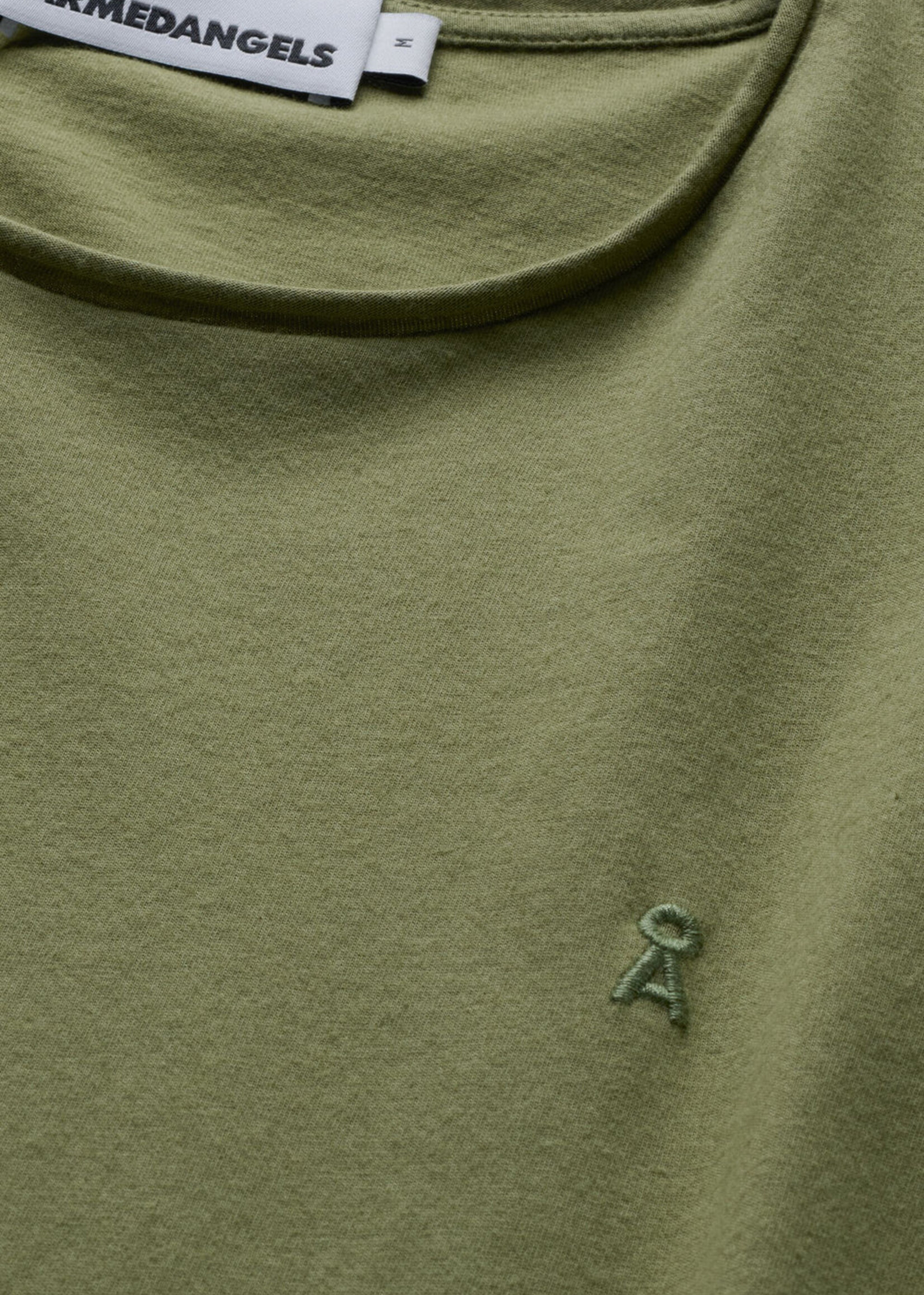 Armedangels Armedangels Jaames Brushed T-Shirt - Fatigue Green