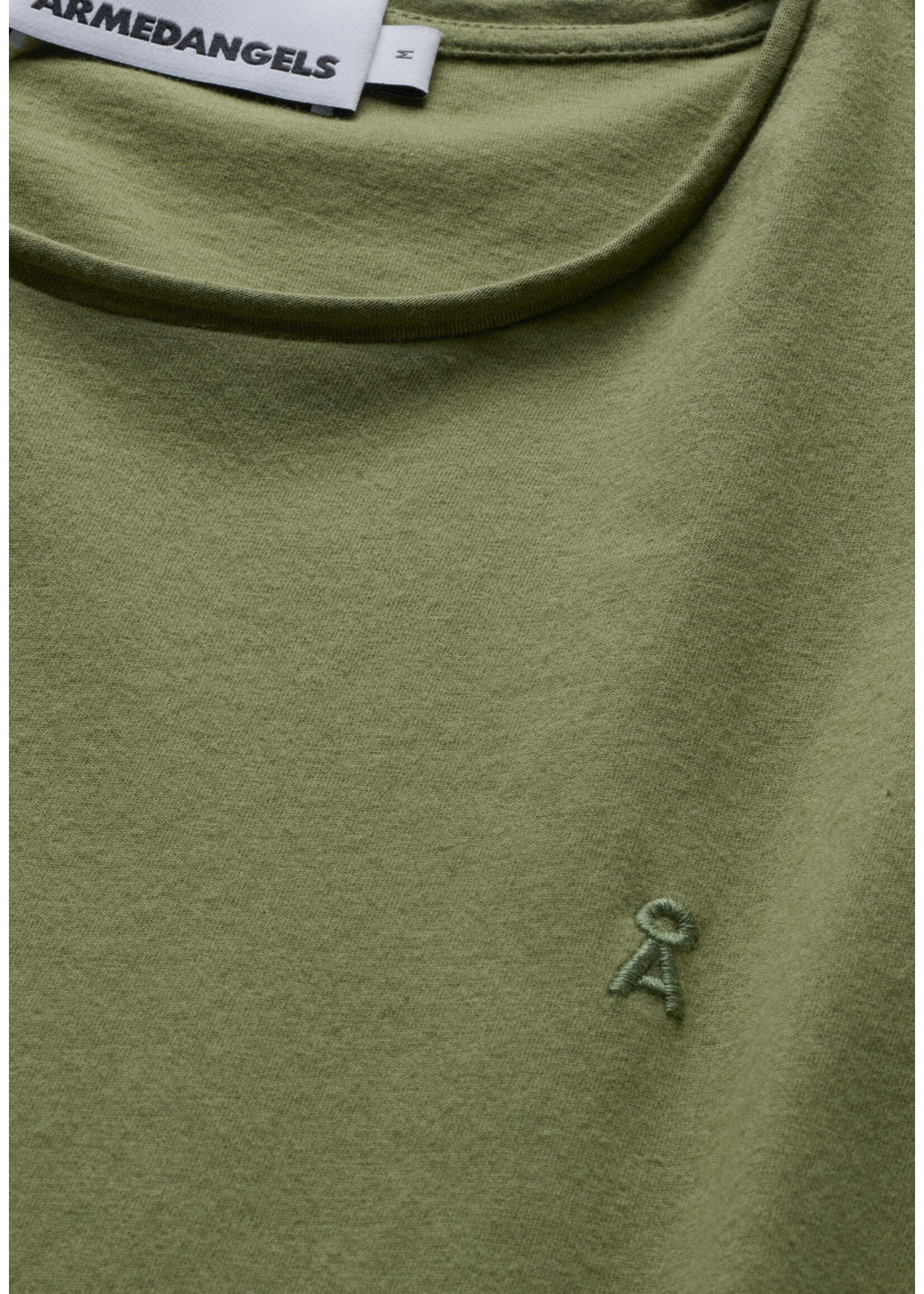 Armedangels Armedangels Jaames Brushed T-Shirt - Fatigue Green