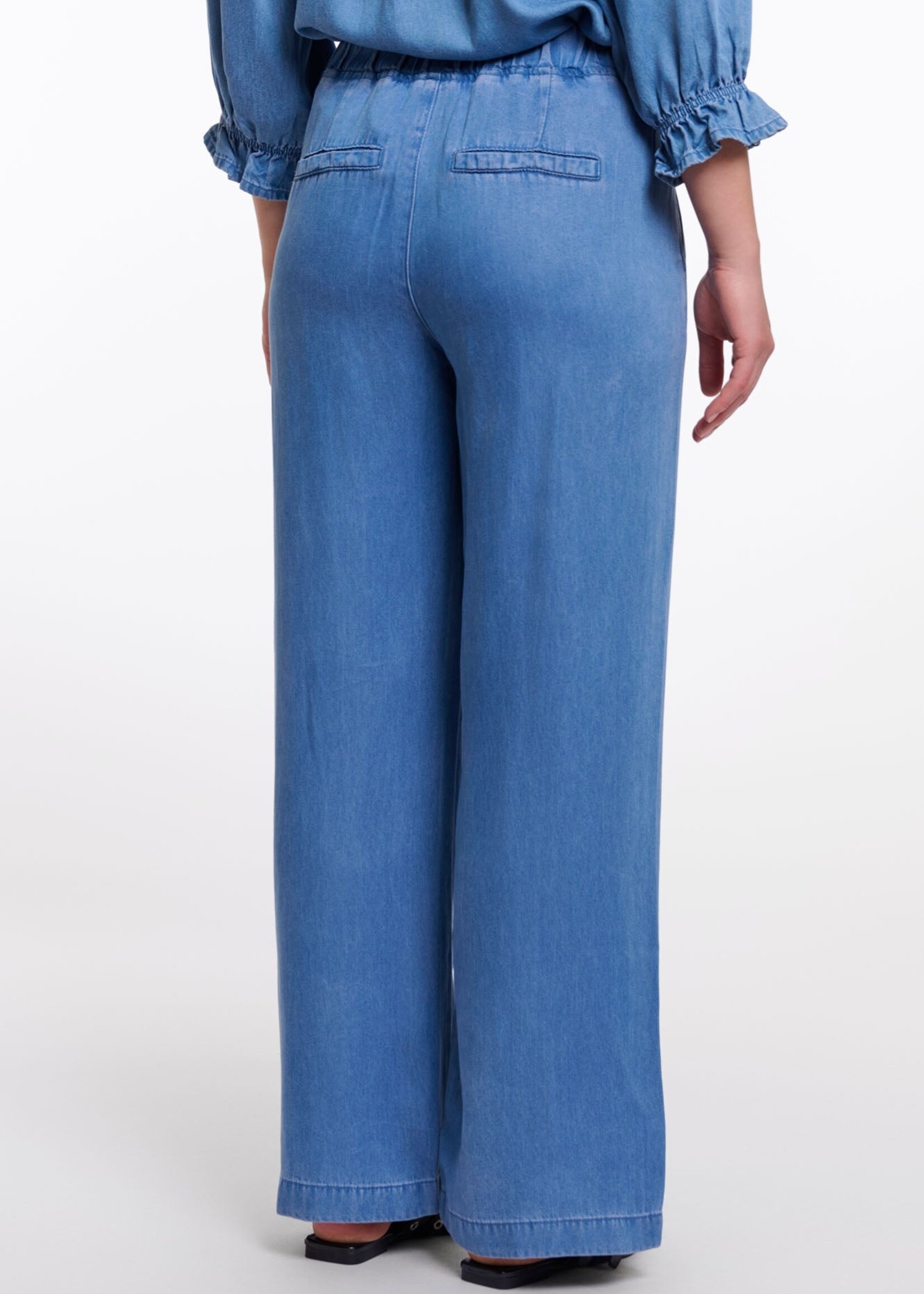 Rino & Pelle Rino & Pelle Pantalon Court Anette - Washed Blue
