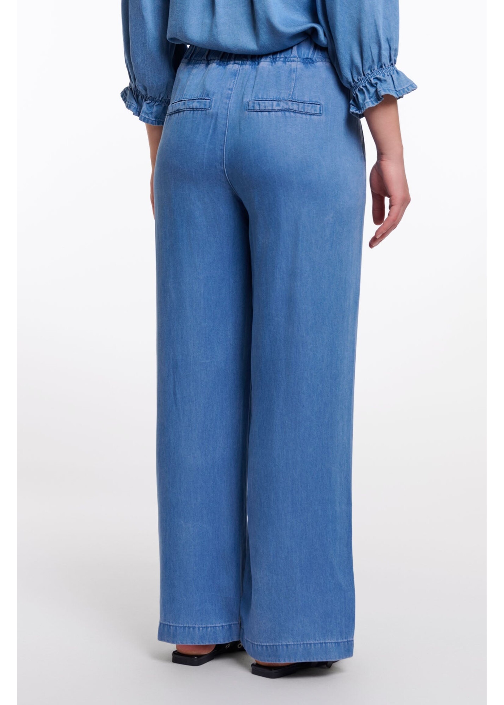 Rino & Pelle Rino & Pelle Pantalon Court Anette - Washed Blue