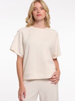 Rino & Pelle Rino & Pelle Tate Half Sleeve Top - Snow White
