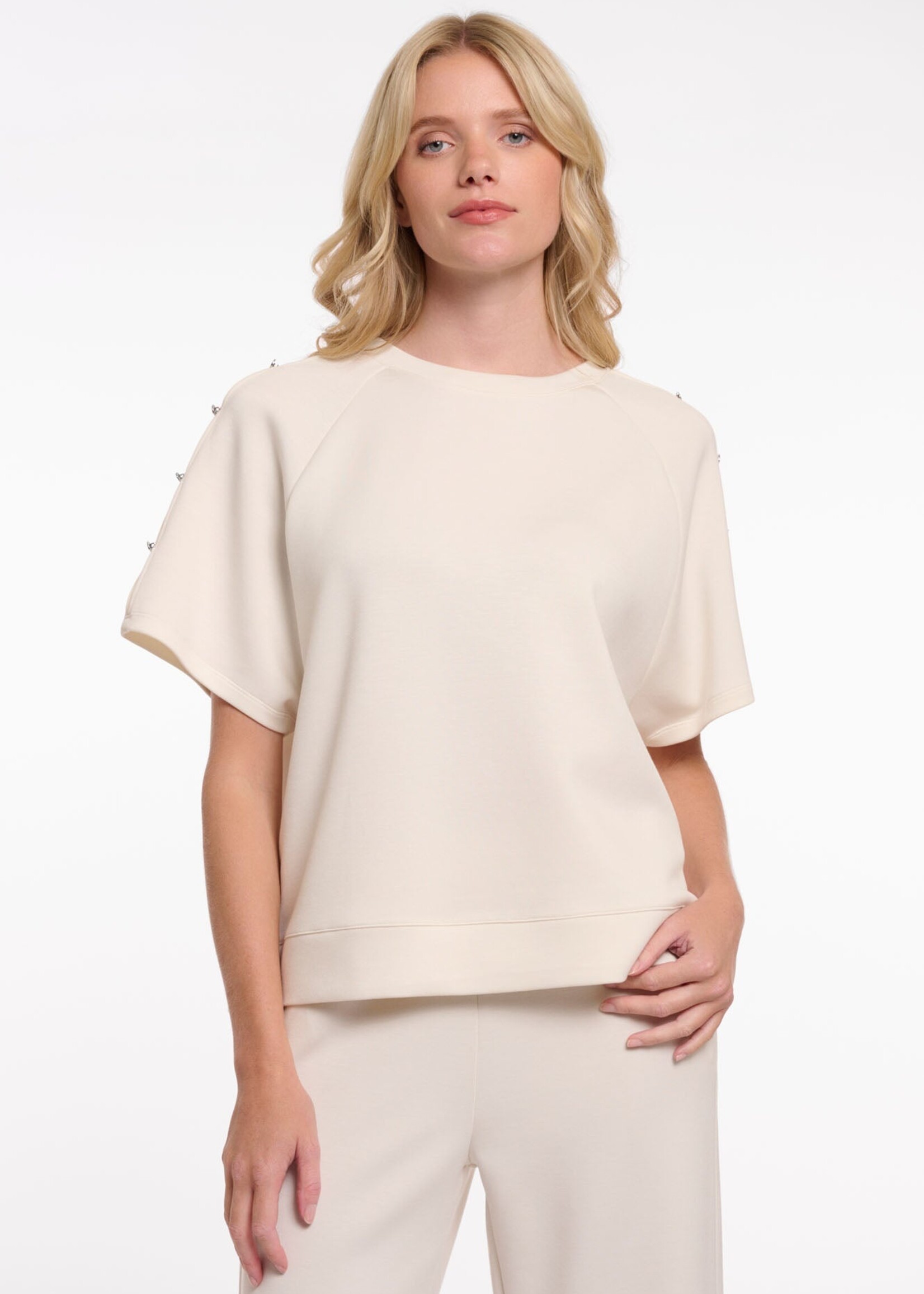 Rino & Pelle Rino & Pelle Tate Half Sleeve Top - Snow White