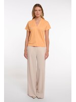 Rino & Pelle Rino & Pelle Kallie V-Neck Top - Cantaloupe