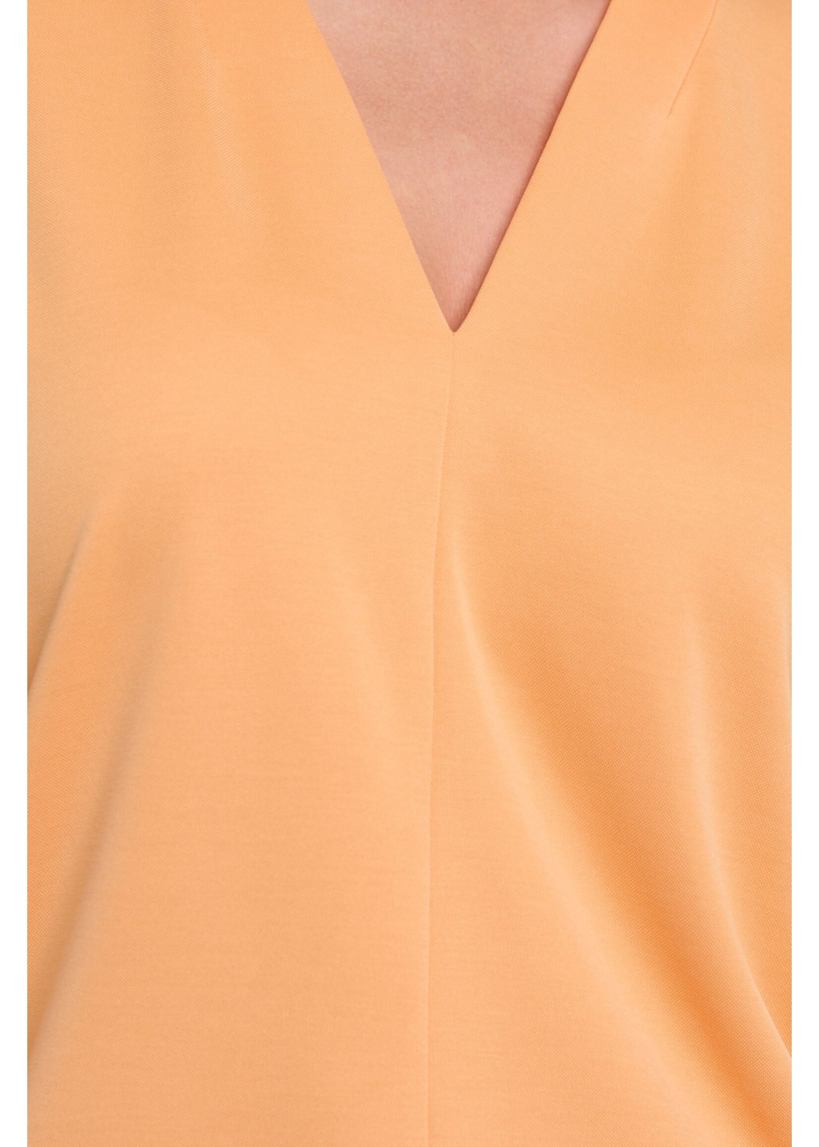Rino & Pelle Rino & Pelle Kallie V-Neck Top - Cantaloupe