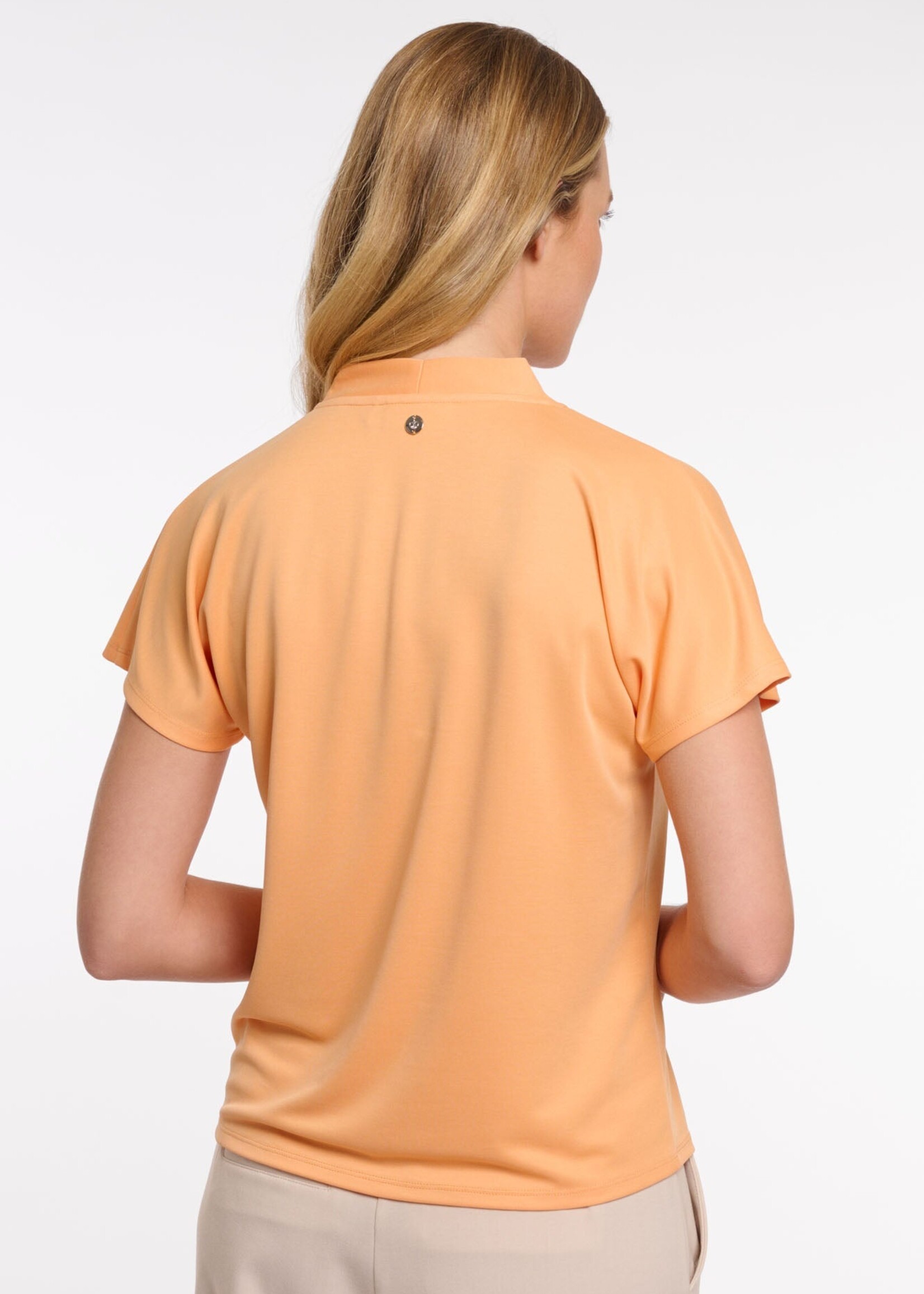 Rino & Pelle Rino & Pelle Kallie V-Neck Top - Cantaloupe